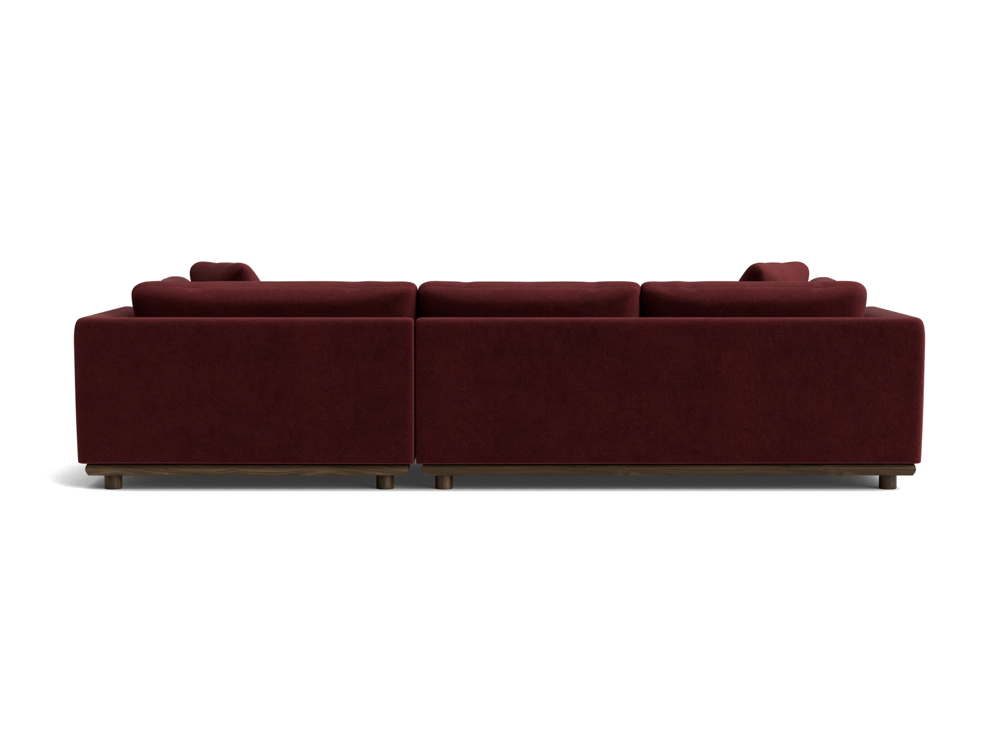 miller double chaise sectional banks currant