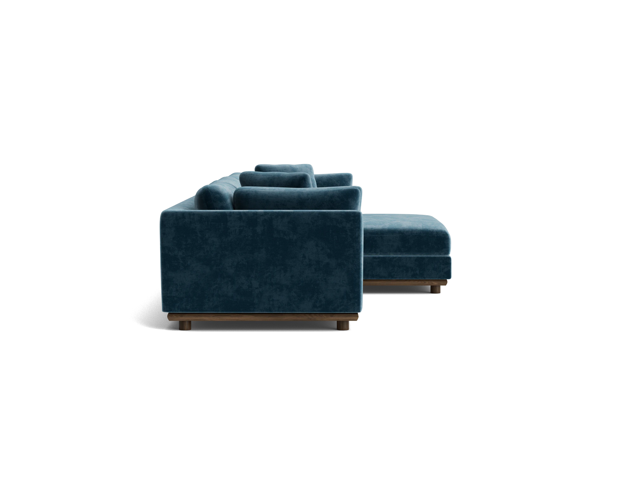 miller double chaise sectional harper biscay bay