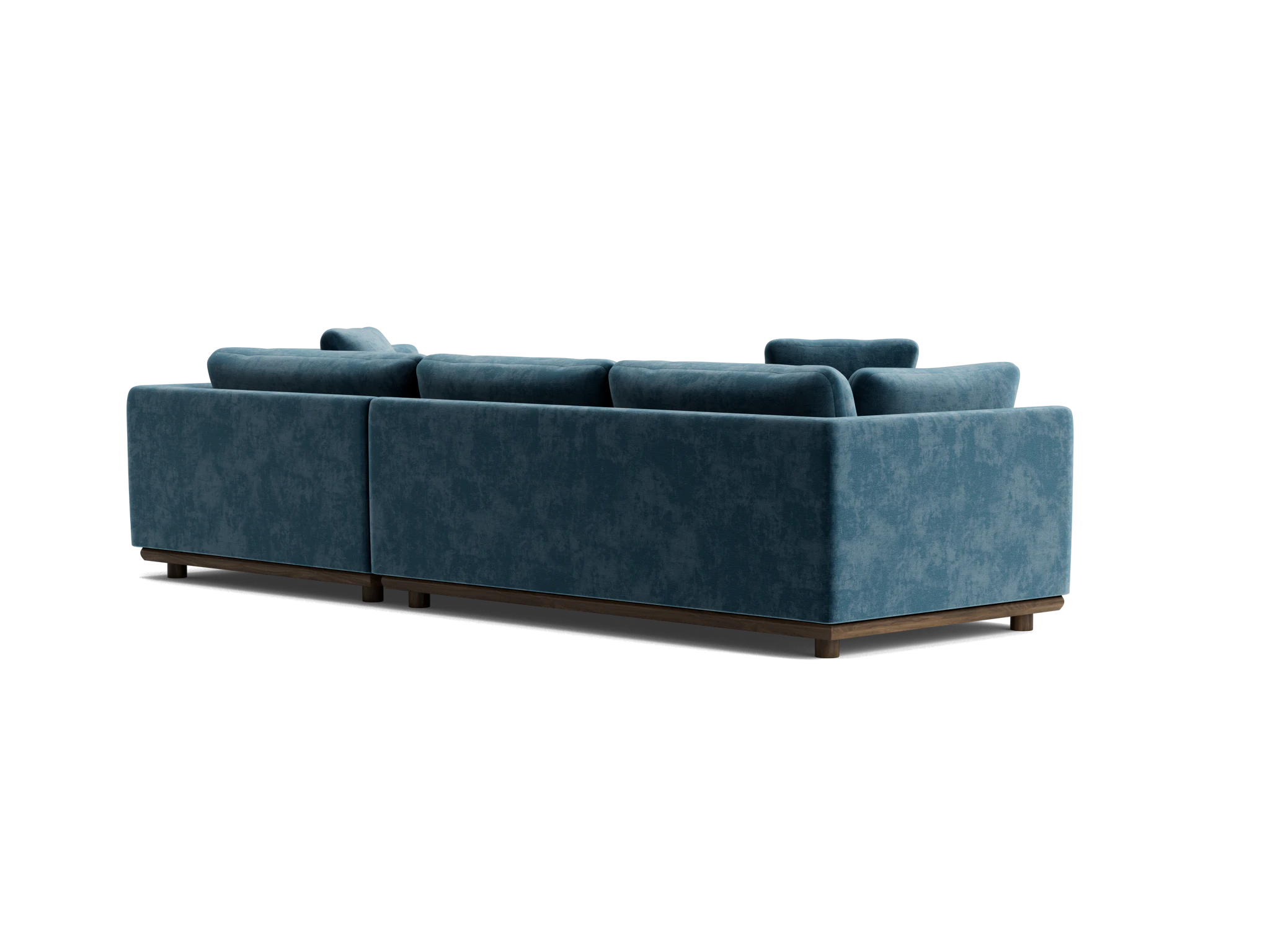 miller double chaise sectional harper biscay bay