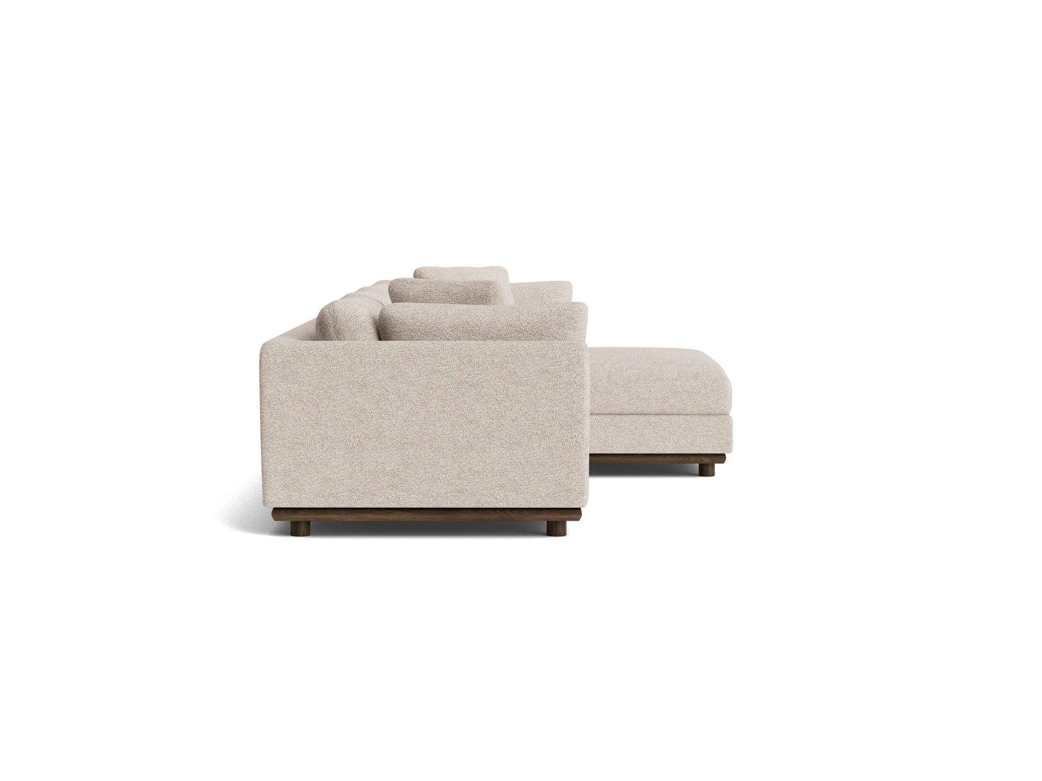 miller double chaise sectional borough cotton