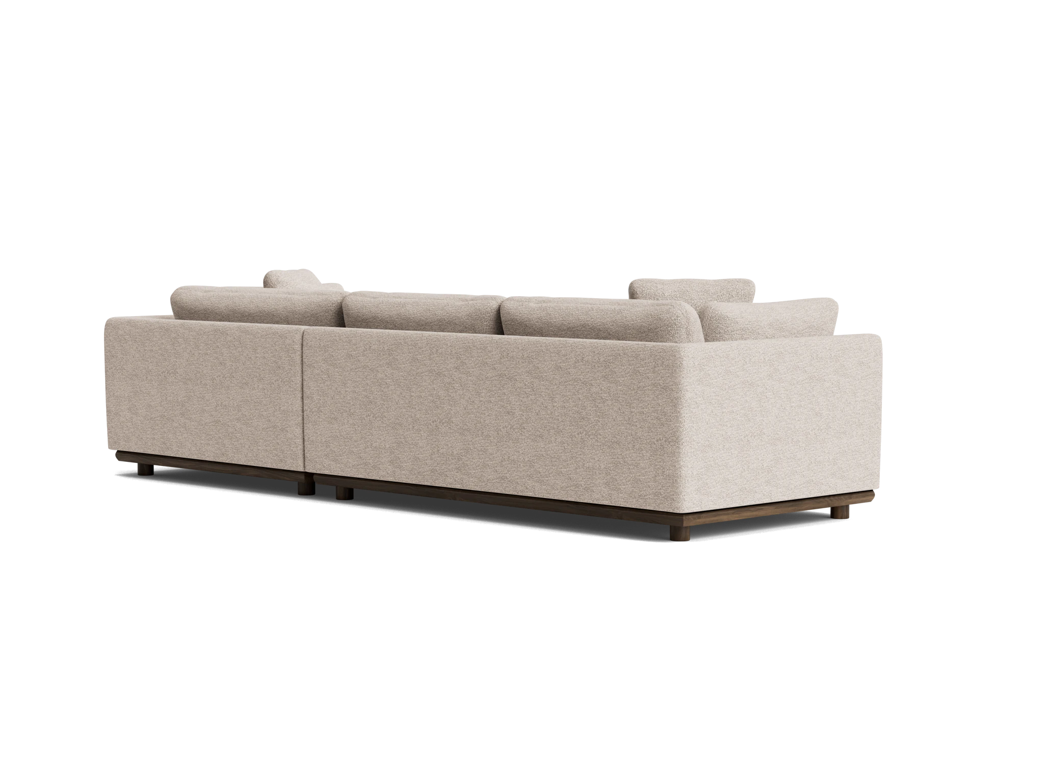 miller double chaise sectional borough cotton