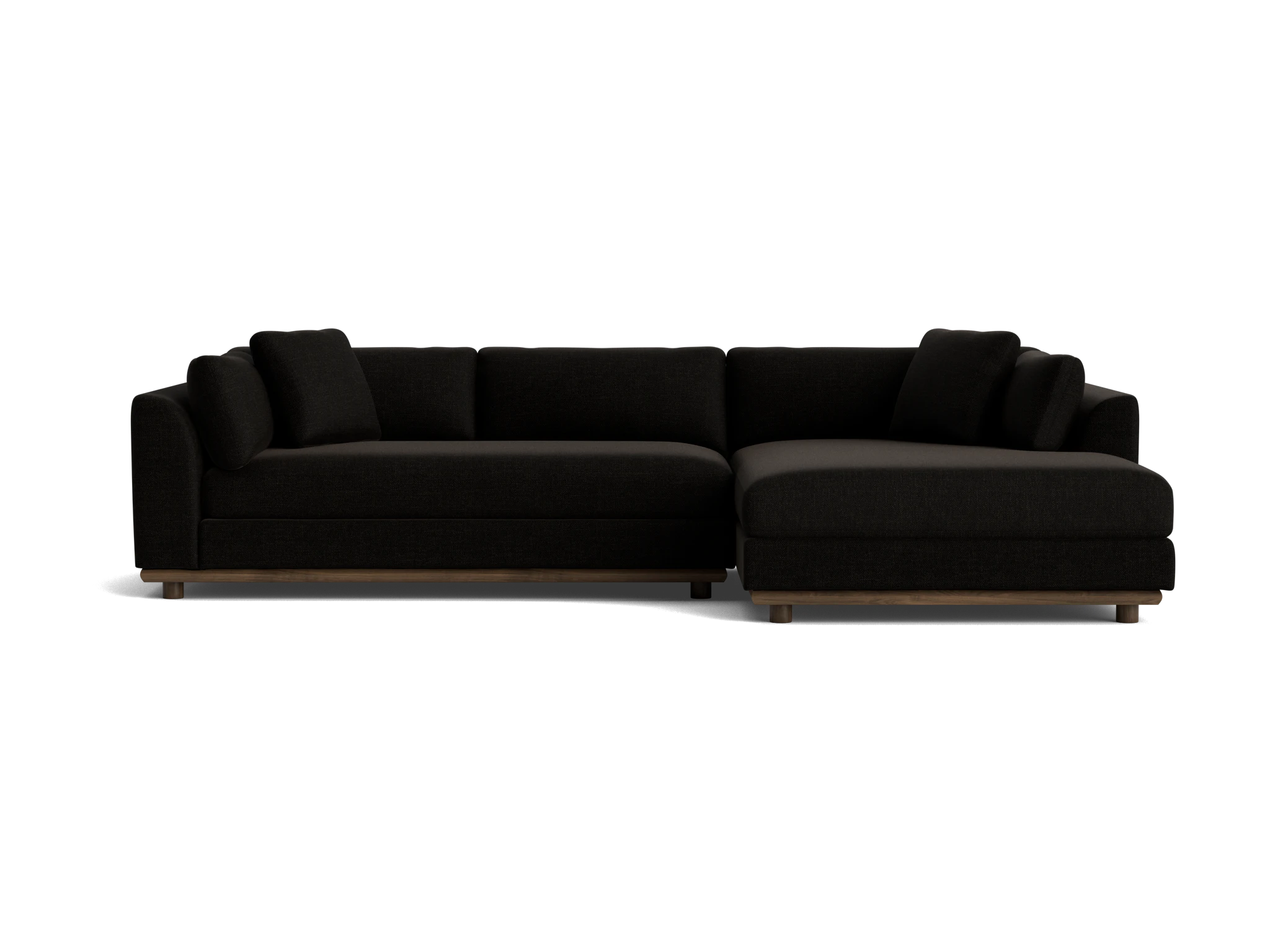 miller double chaise sectional milo onyx
