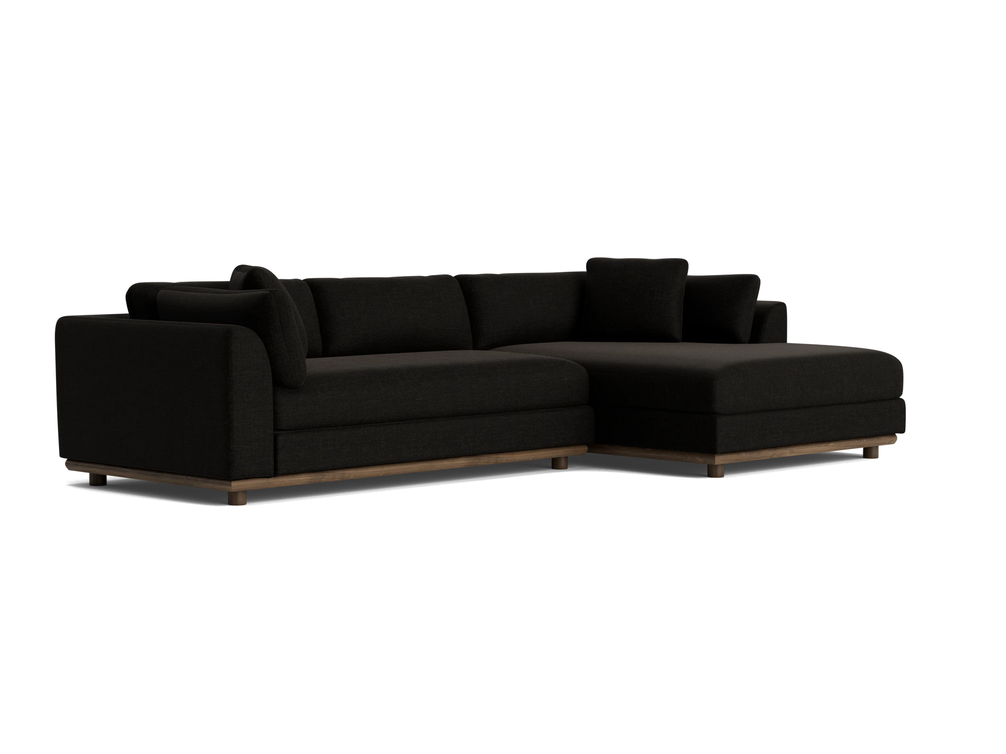 miller double chaise sectional milo onyx