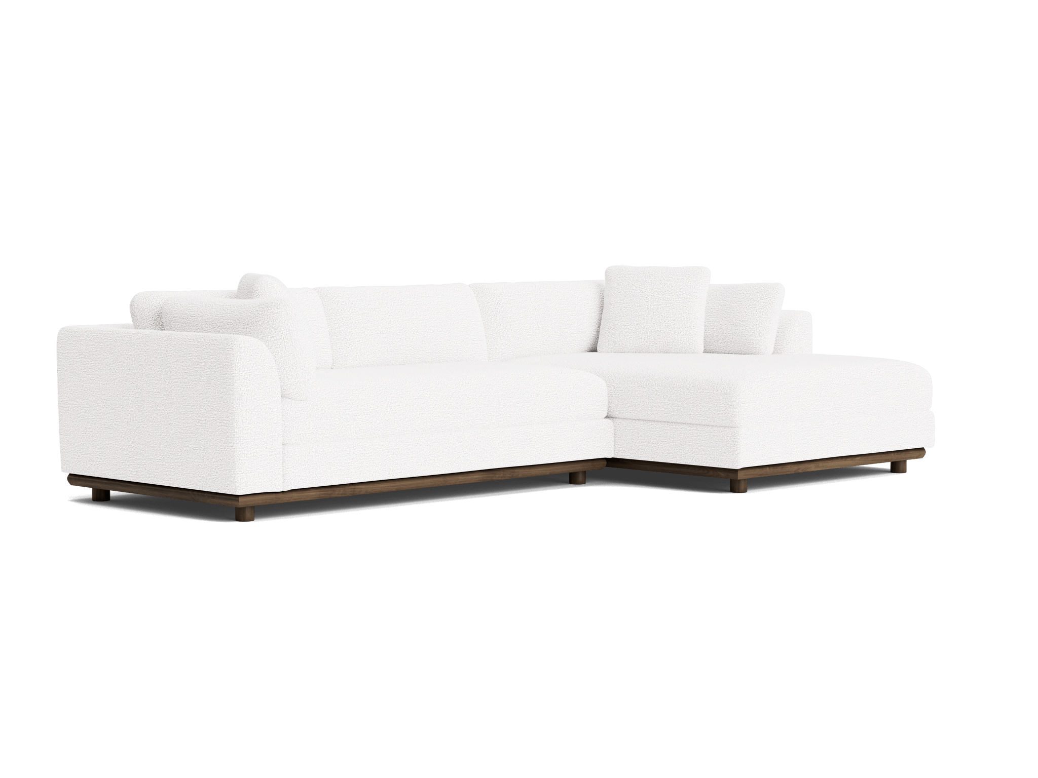 miller double chaise sectional karina pantone cloud dancer