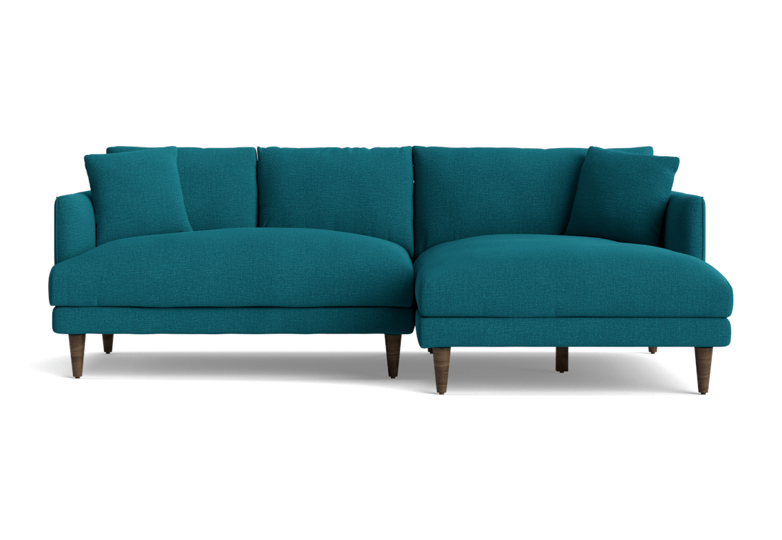 lewis apartment sectional key largo zenith teal