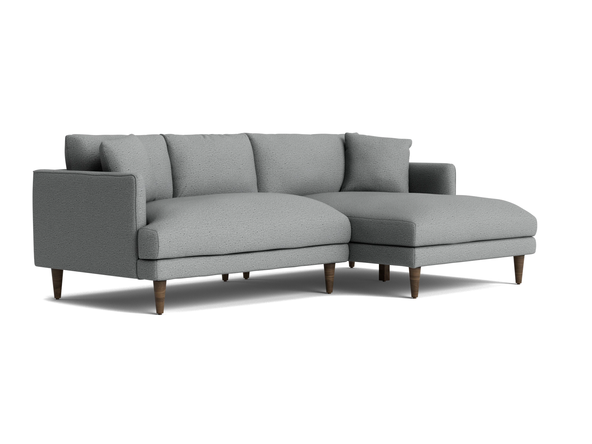 lewis apartment sectional essence ash