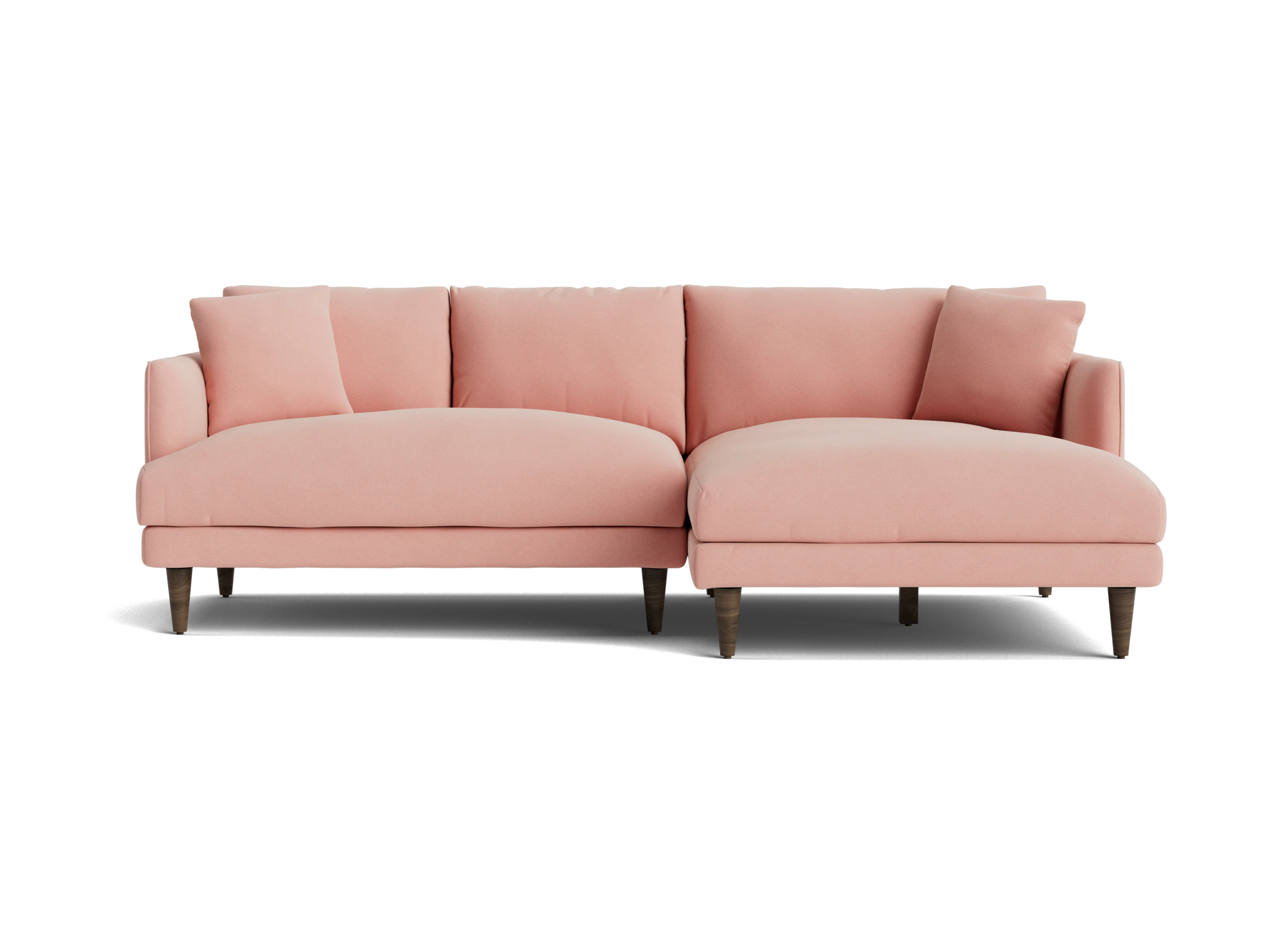 lewis apartment sectional royale blush