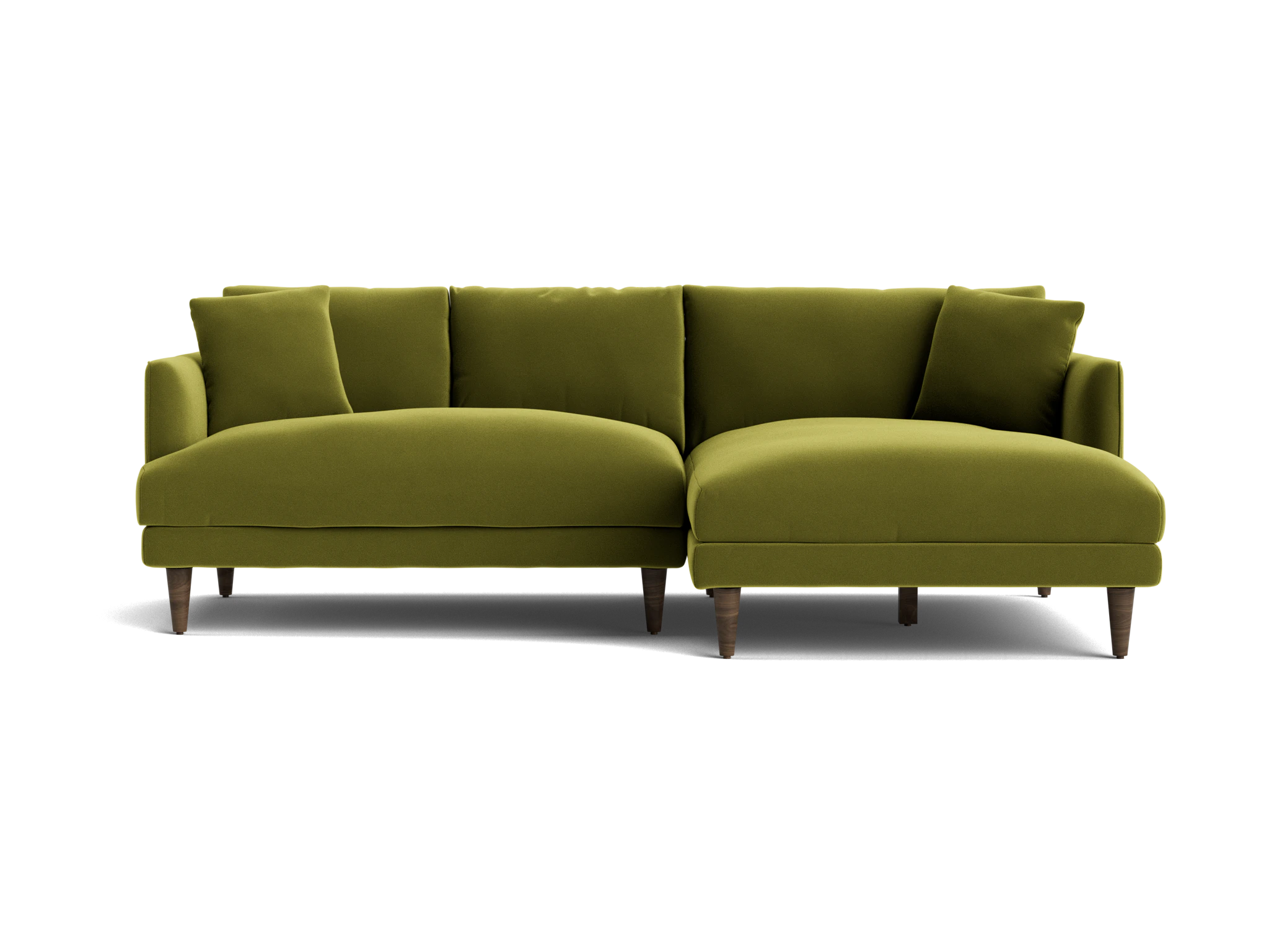 lewis apartment sectional royale apple