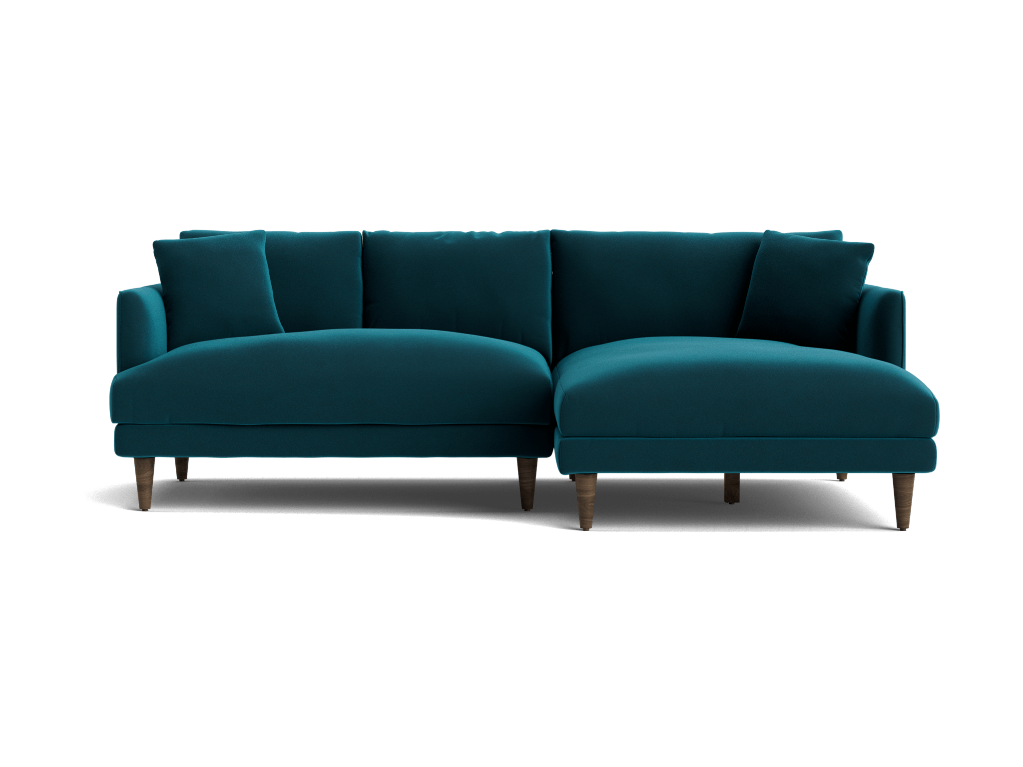 lewis apartment sectional royale peacock