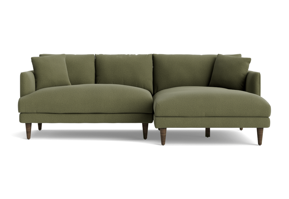 lewis apartment sectional faithful olive