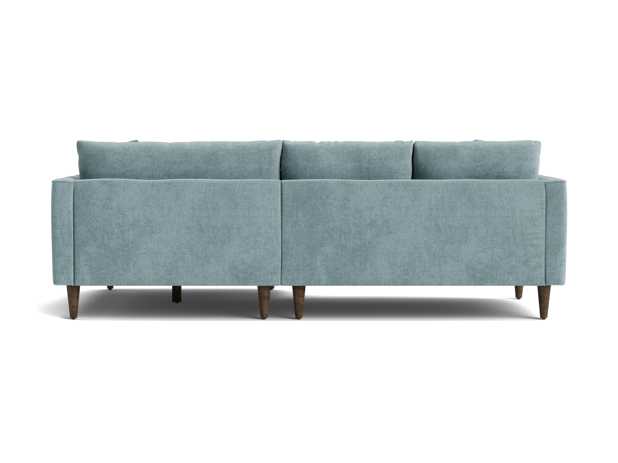 lewis apartment sectional plush mist