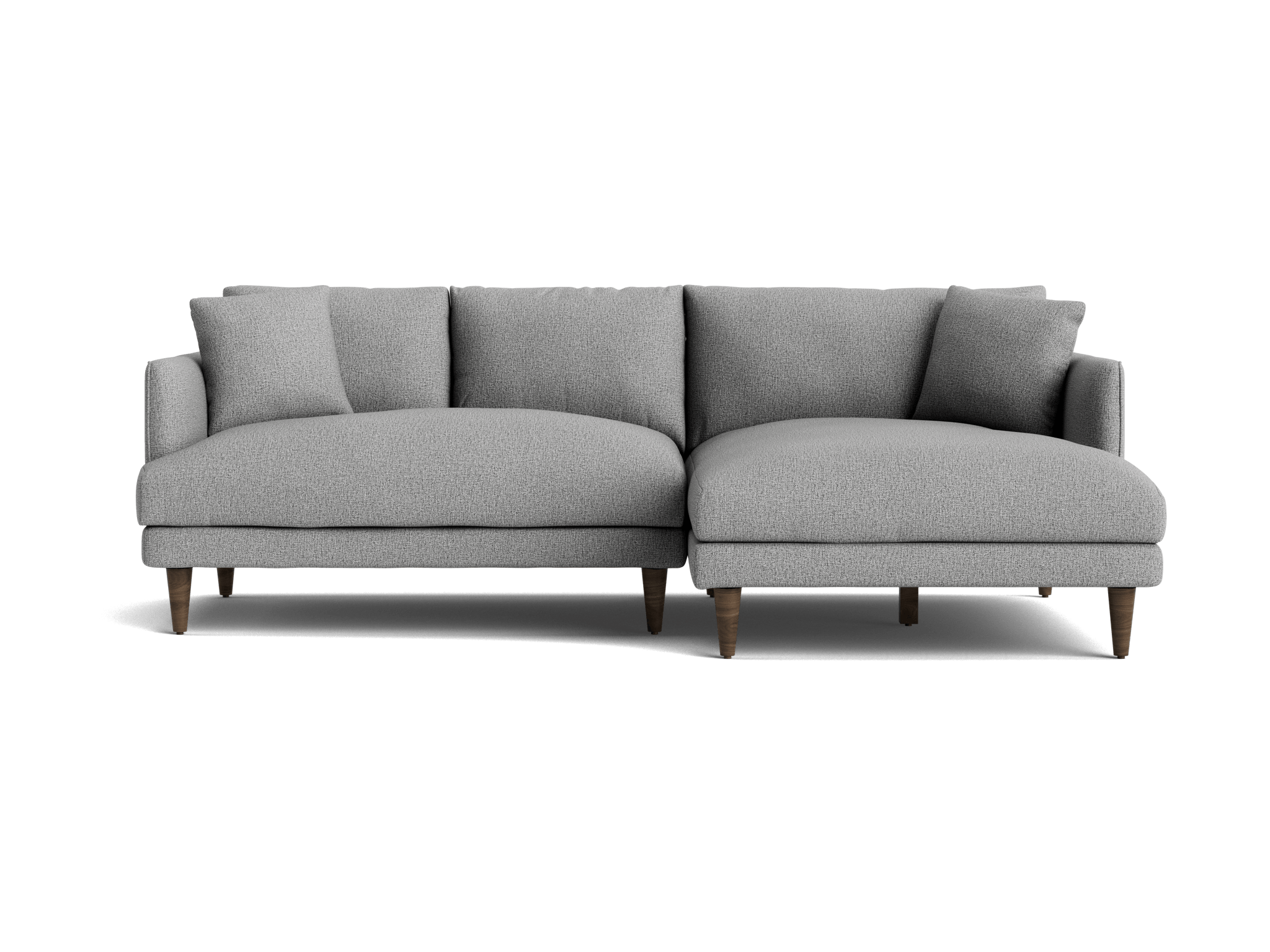 lewis apartment sectional taylor felt gray