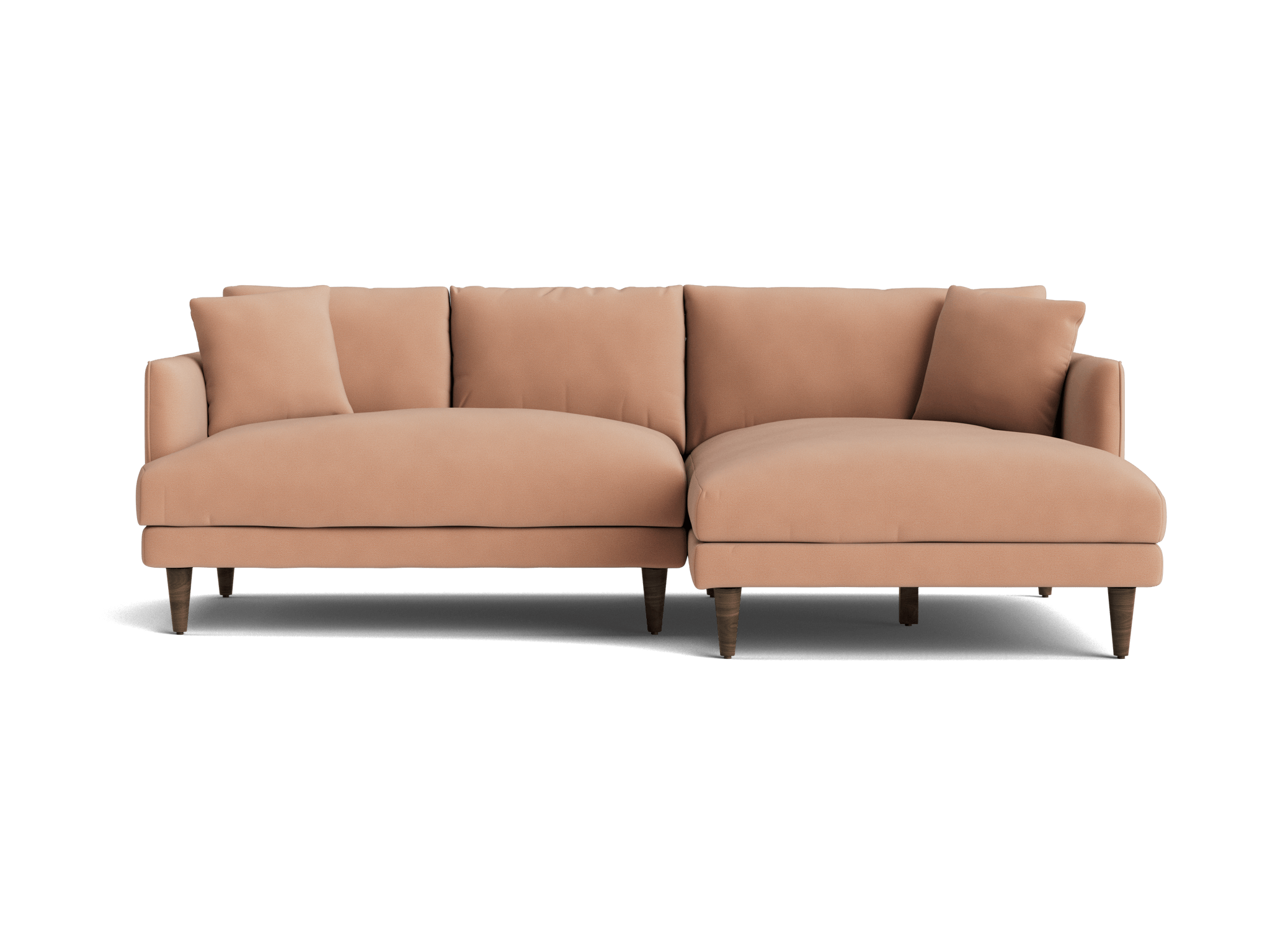 lewis apartment sectional caspiar chiffon