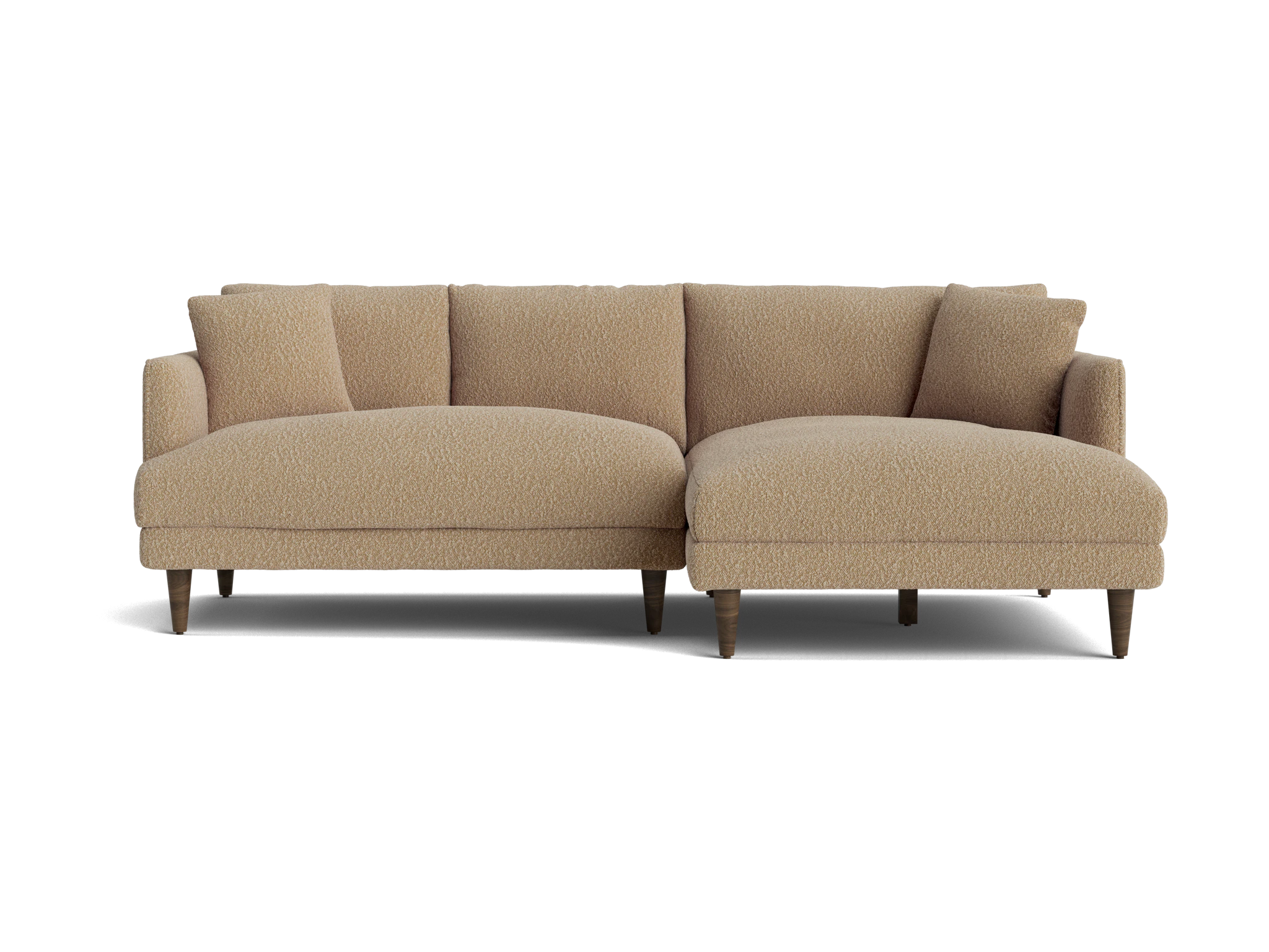 lewis apartment sectional bubbly cream soda