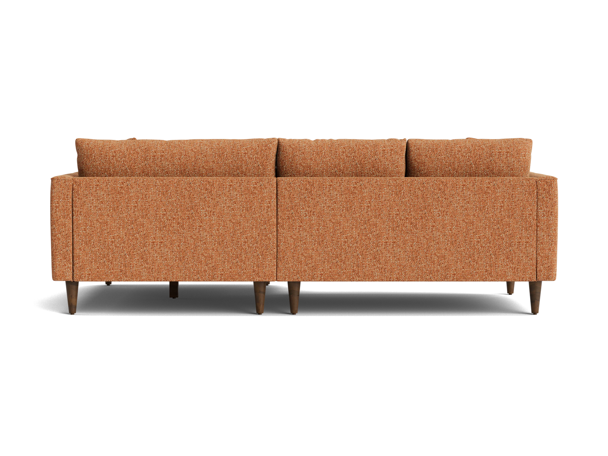 lewis apartment sectional bungalow pantone glazed ginger