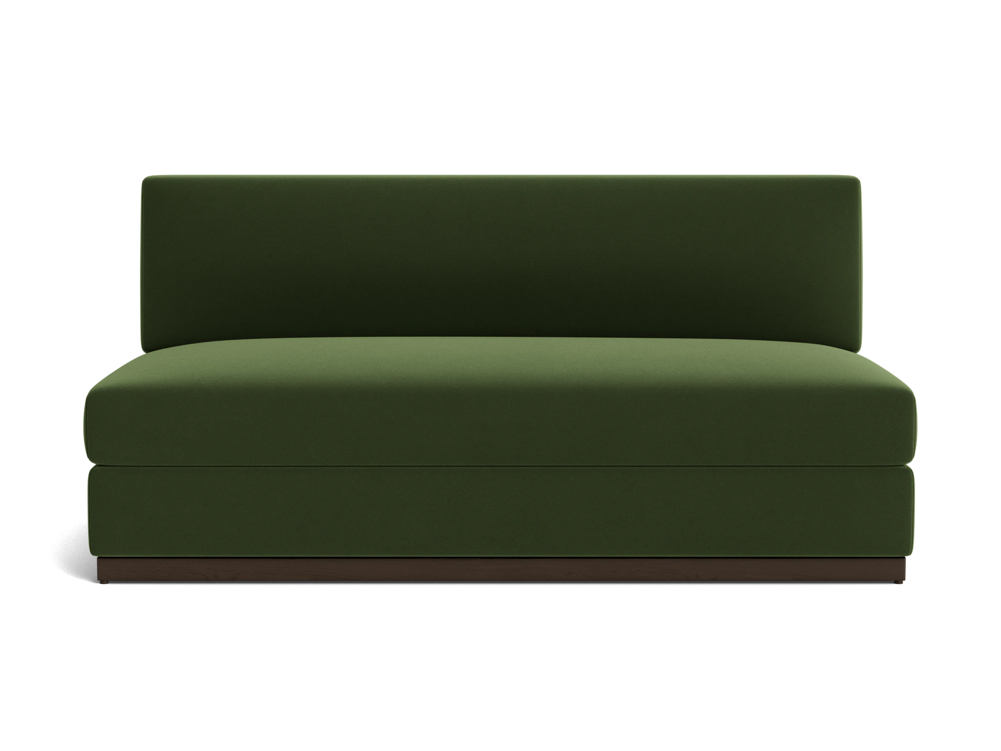 holt armless loveseat royale forest