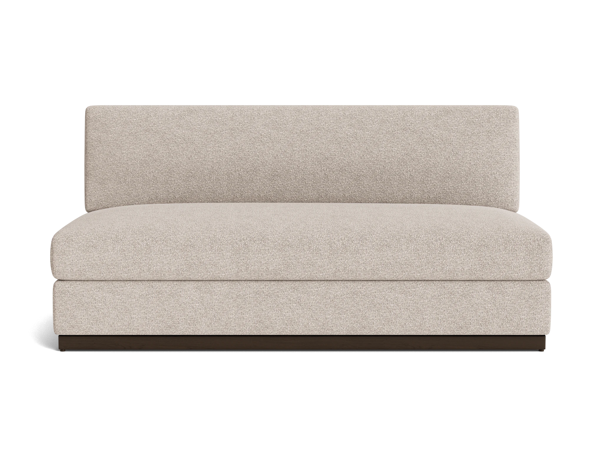 holt armless loveseat borough cotton