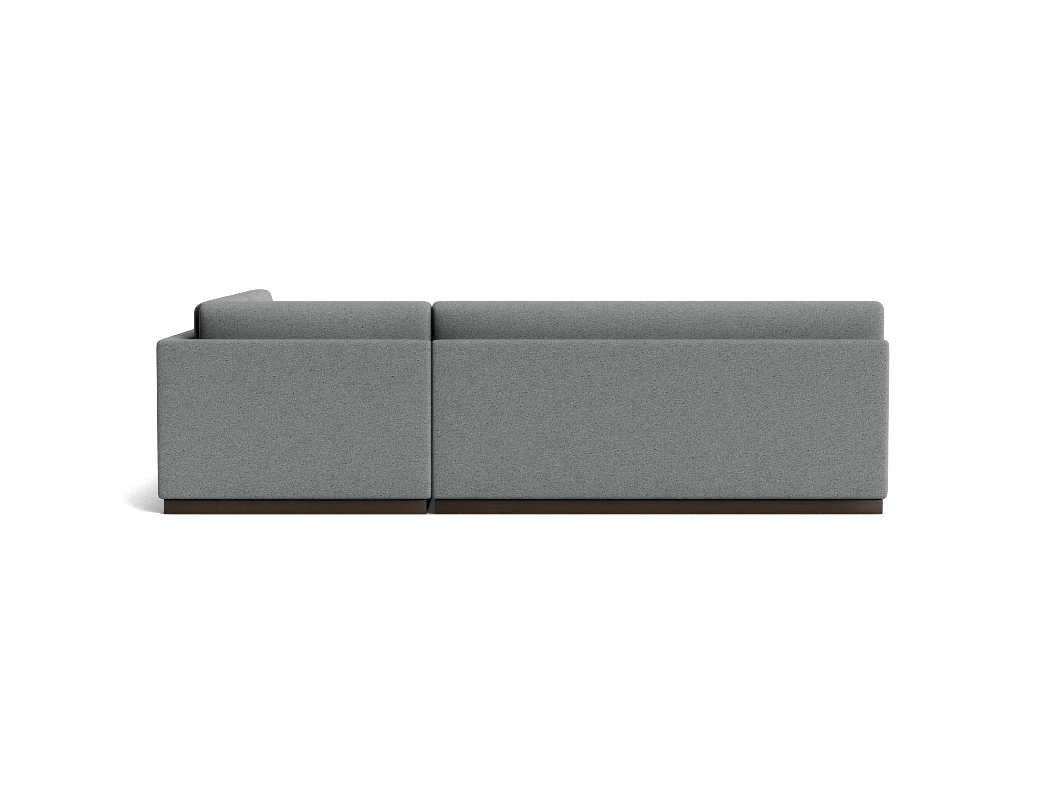 holt modular armless sectional essence ash