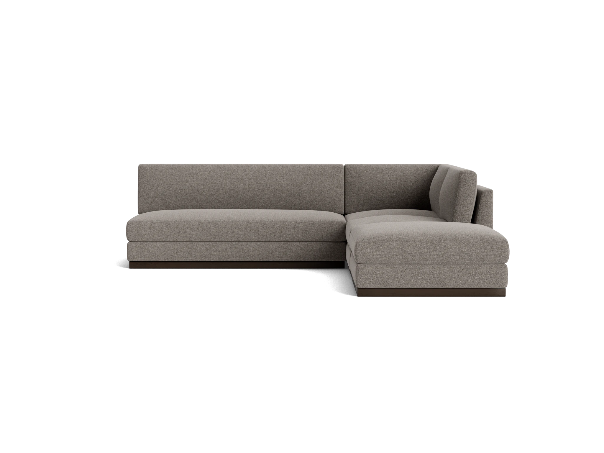 holt modular armless sectional cody slate