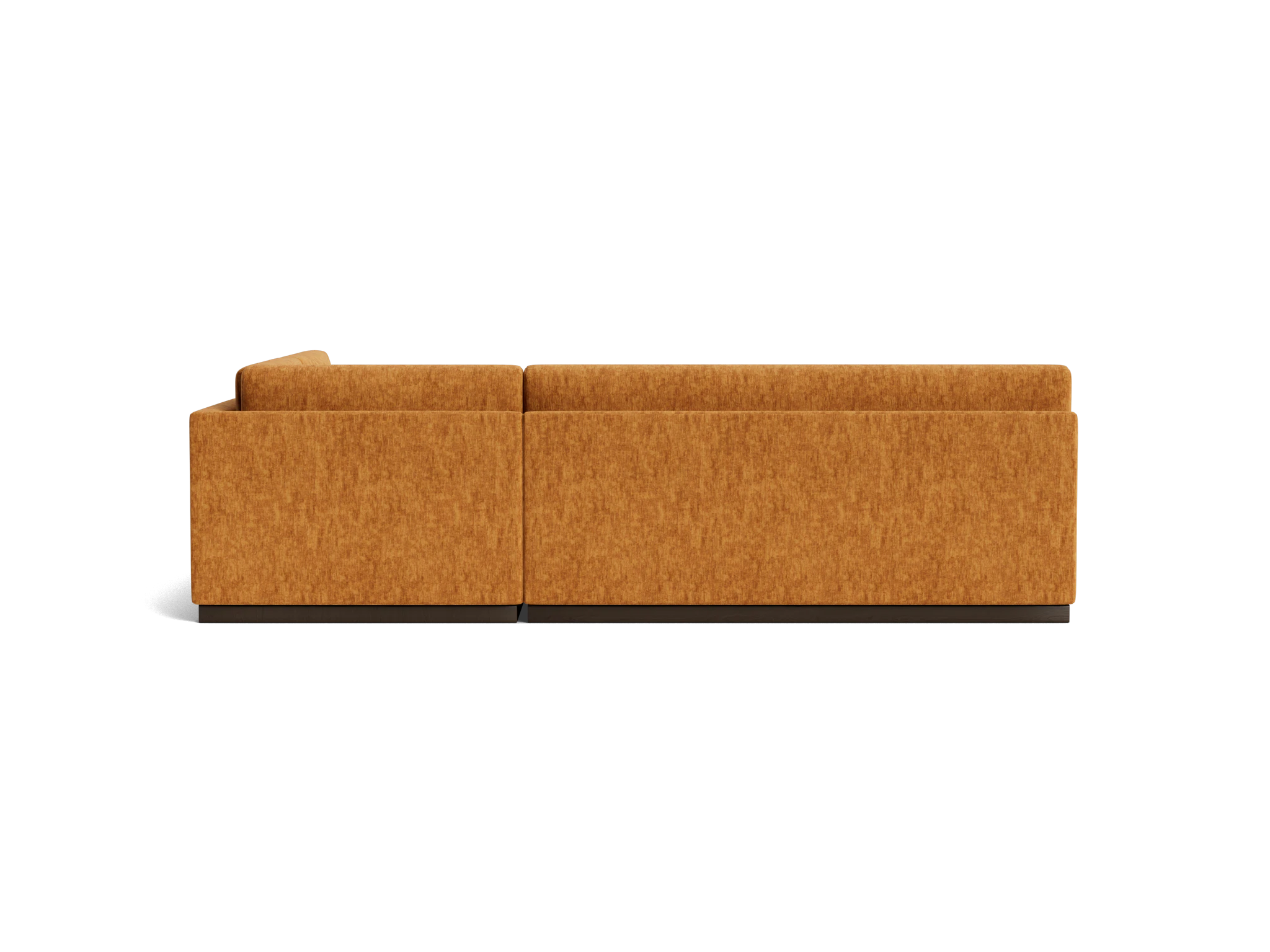 holt modular armless sectional crave ginger tea