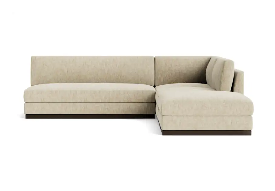 holt modular armless sectional crave irish cream