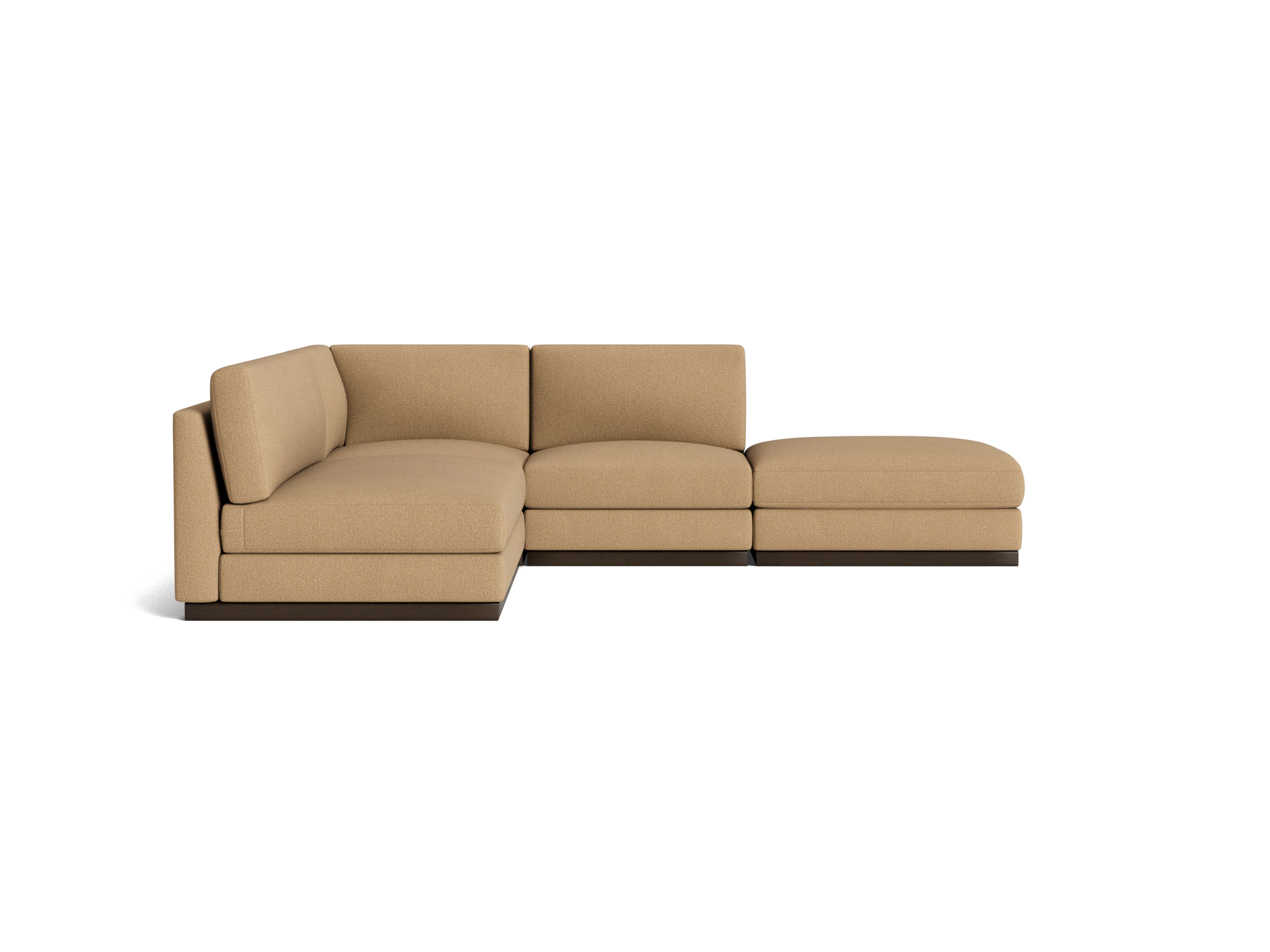 holt modular armless sectional faithful sand