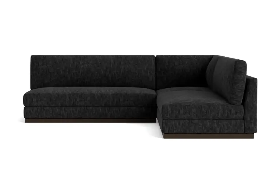 holt modular armless corner sectional crave lava rock
