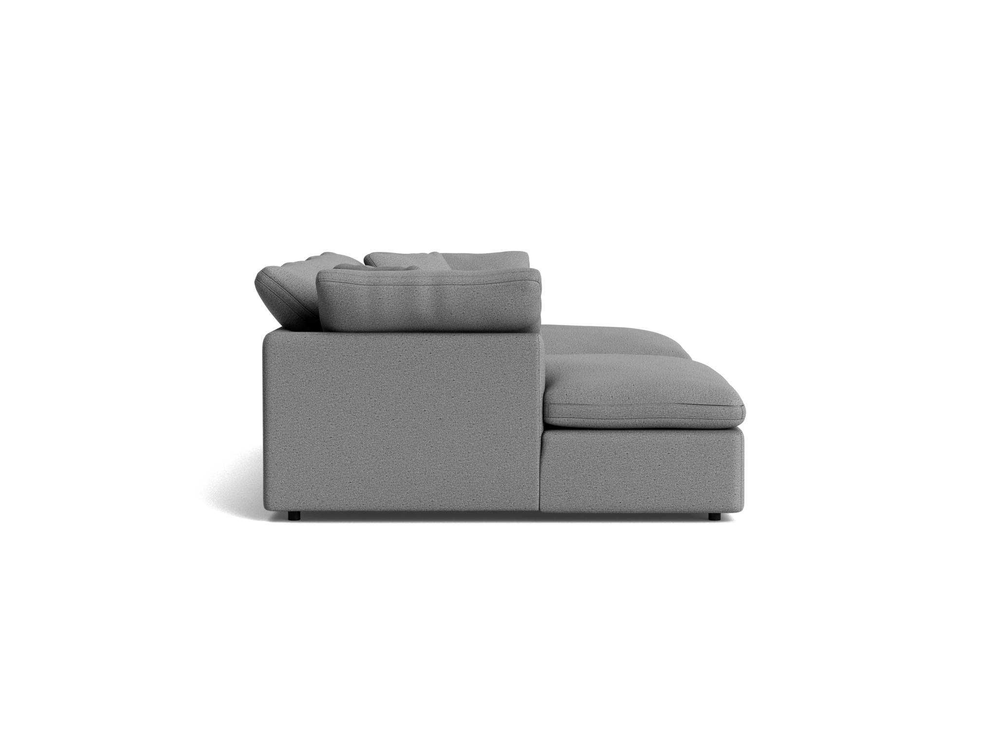 bryant modular double chaise sectional essence ash