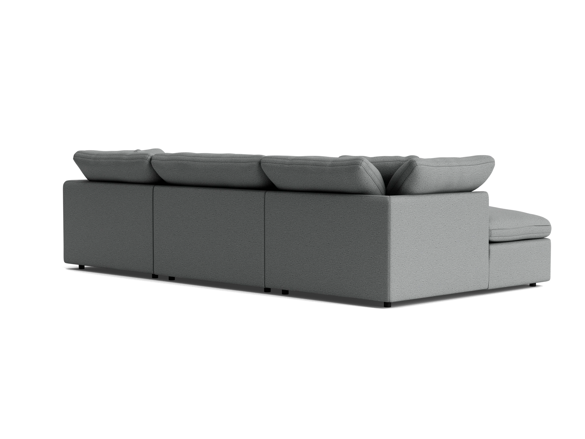 bryant modular double chaise sectional essence ash