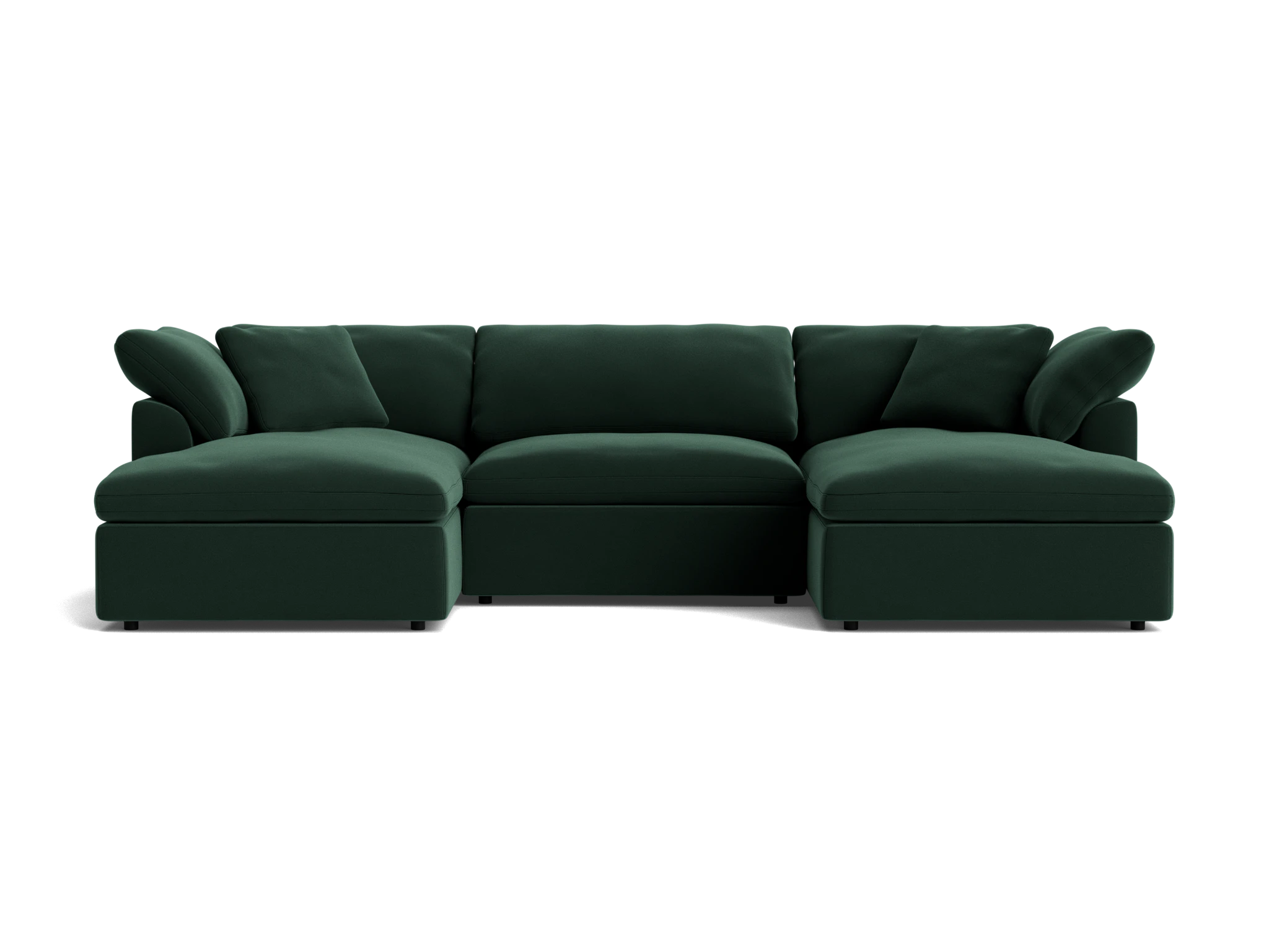 bryant modular double chaise sectional royale evergreen