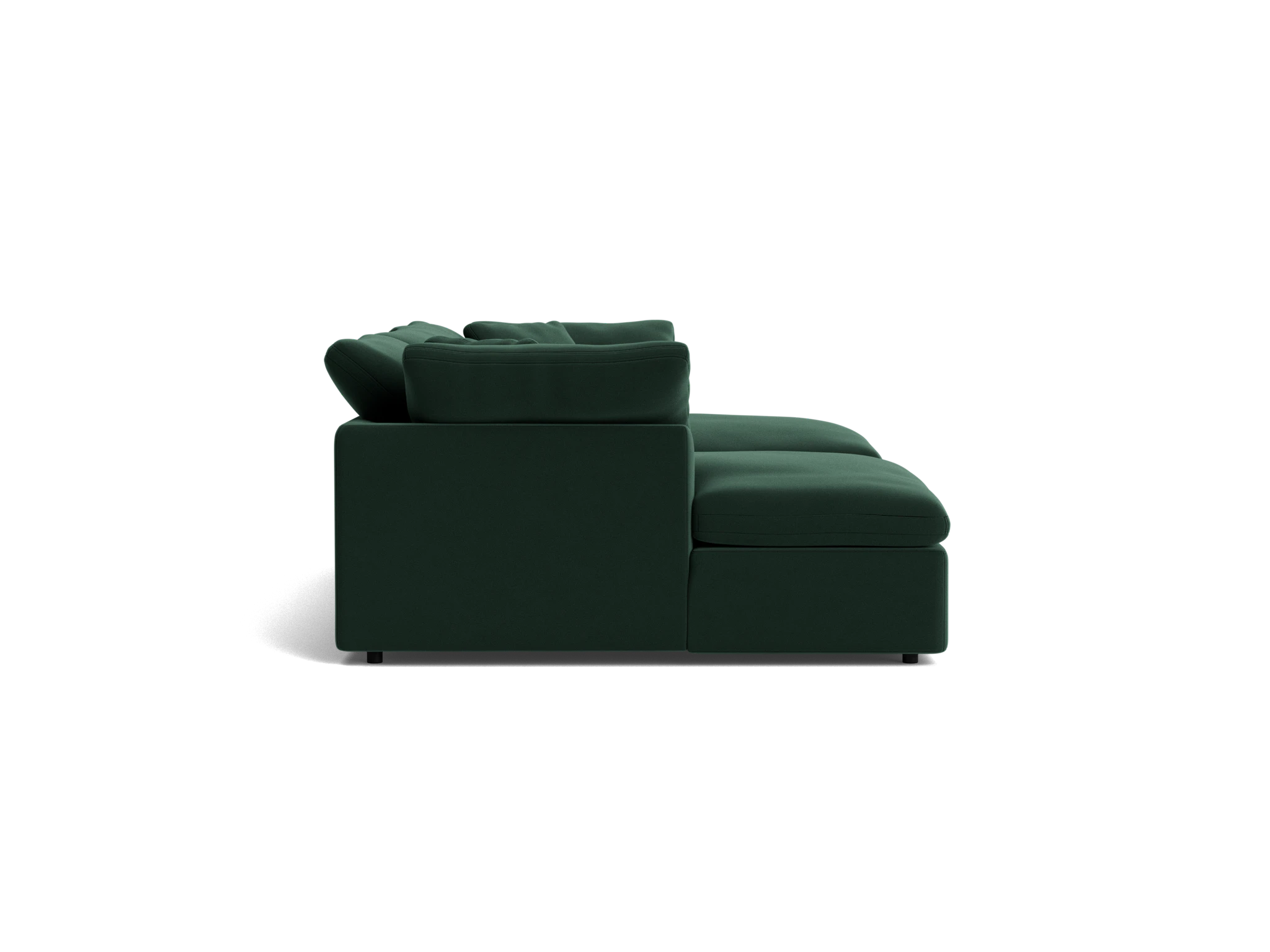 bryant modular double chaise sectional royale evergreen