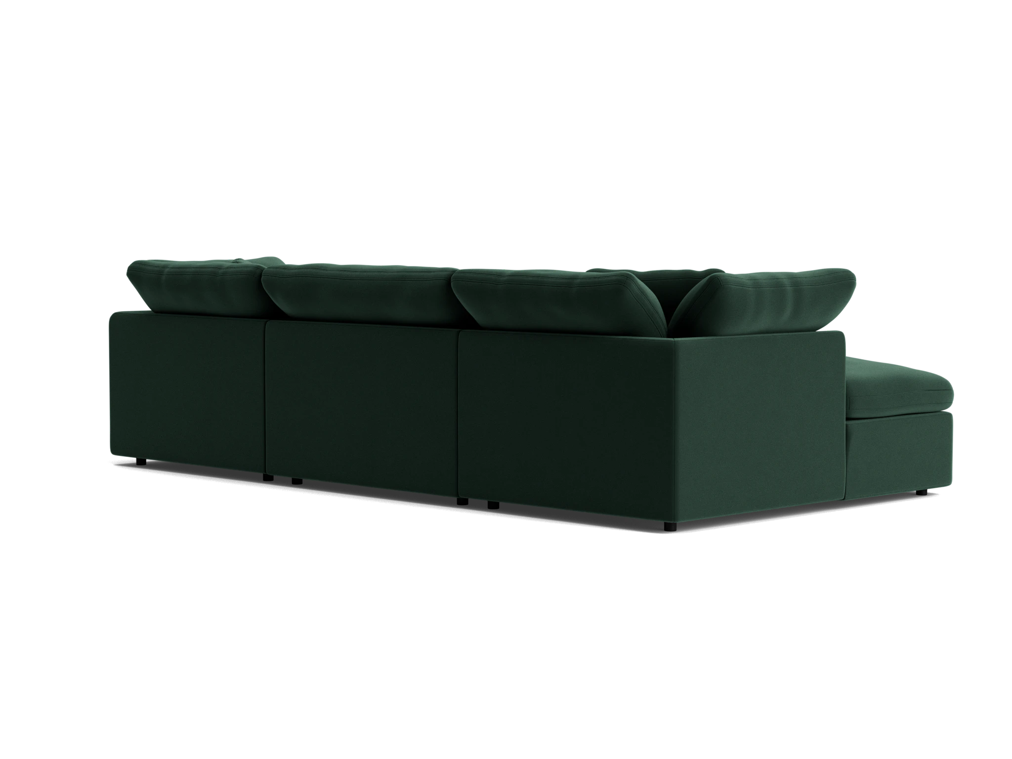 bryant modular double chaise sectional royale evergreen