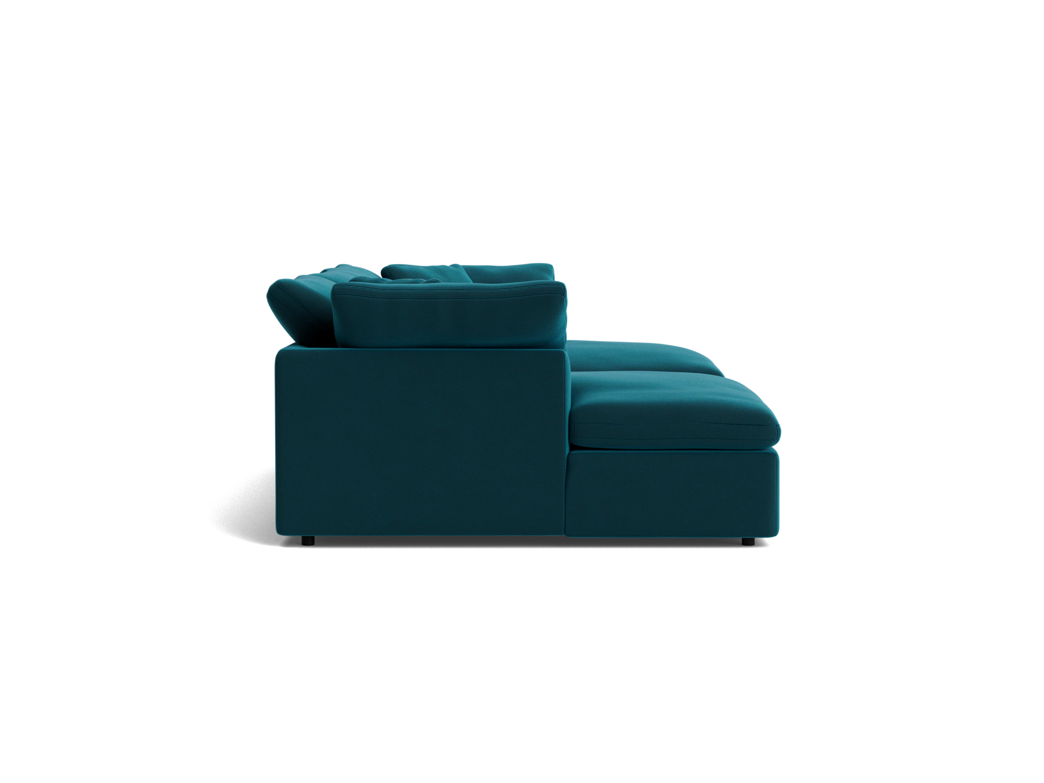 bryant modular double chaise sectional royale peacock
