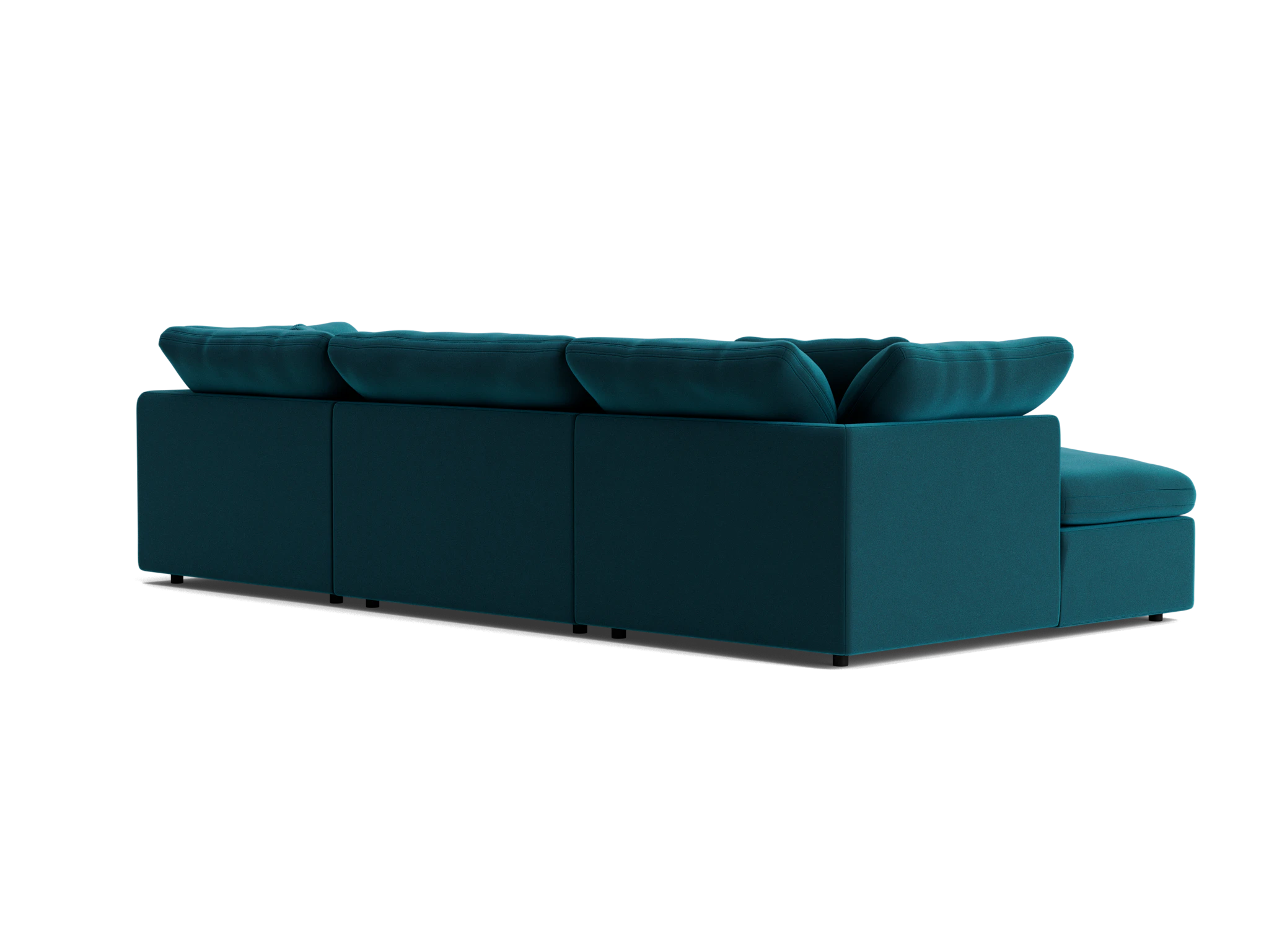 bryant modular double chaise sectional royale peacock