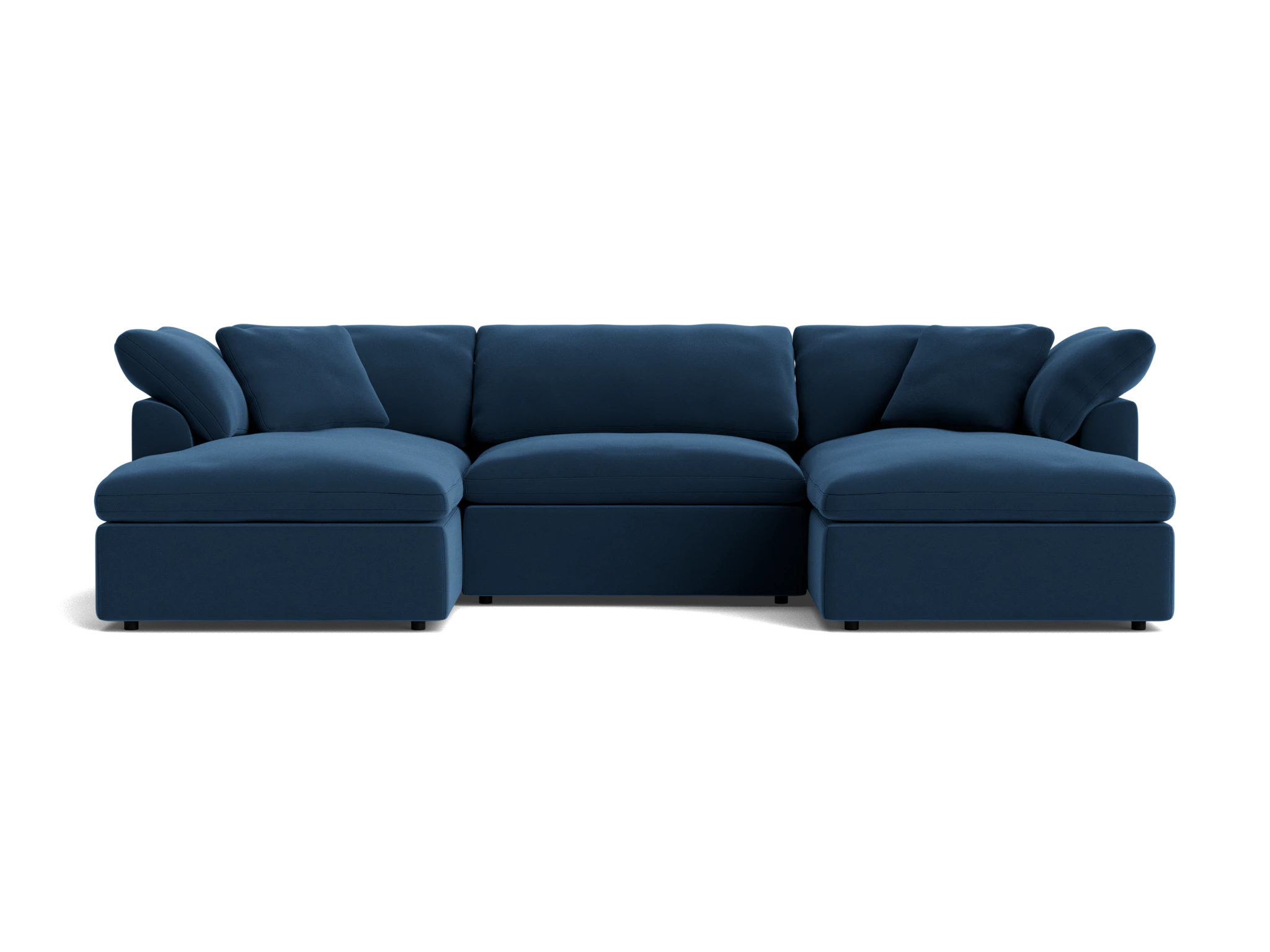 bryant modular double chaise sectional royale cobalt