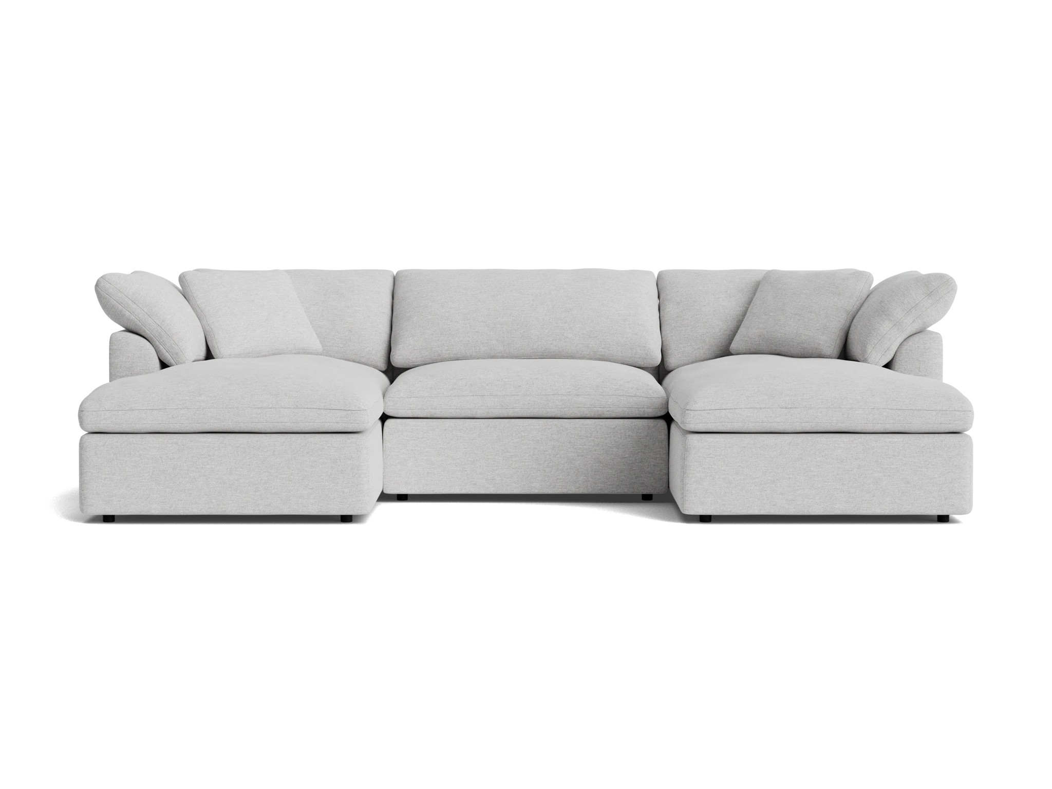 bryant modular double chaise sectional milo dove