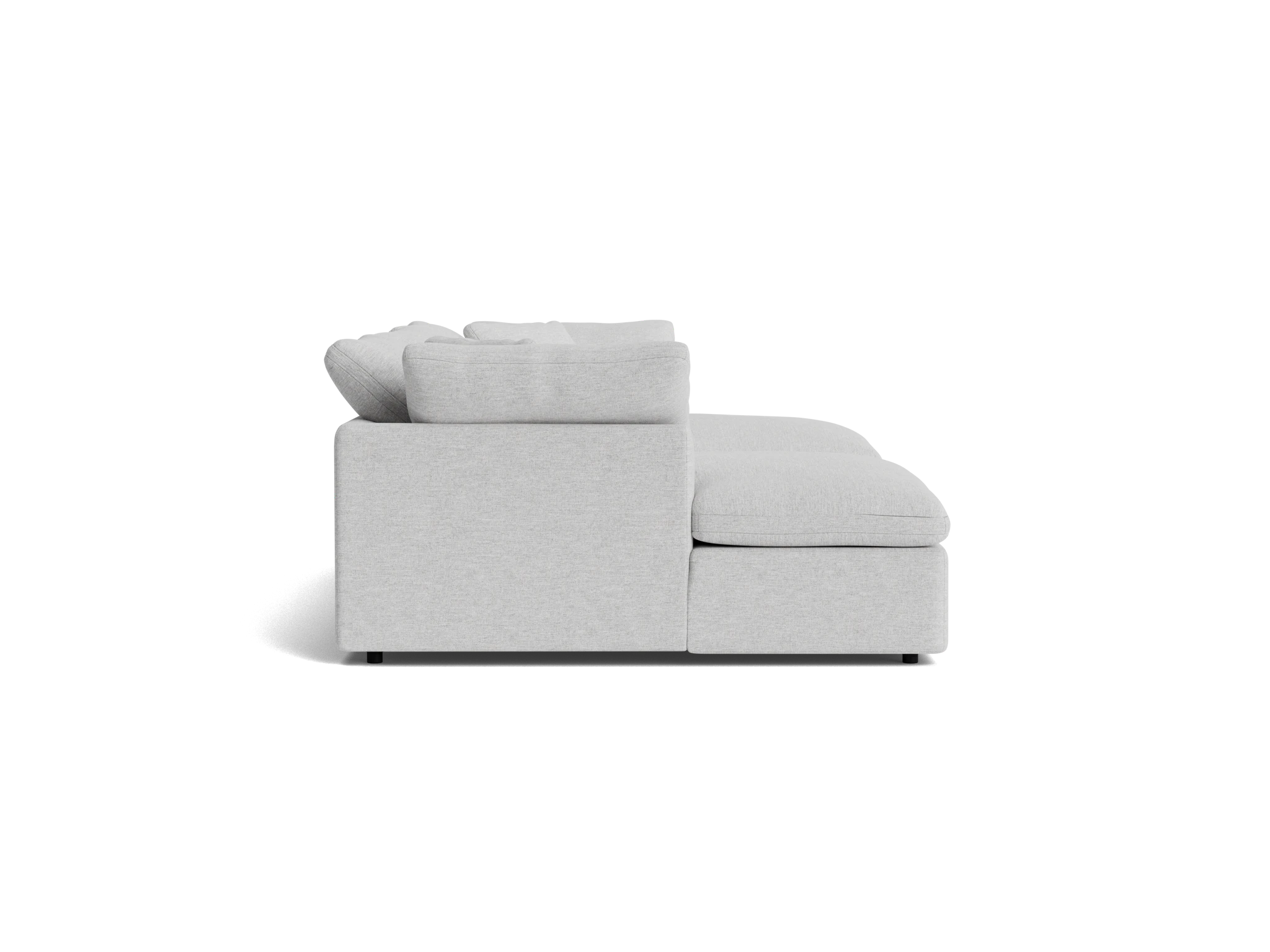 bryant modular double chaise sectional milo dove