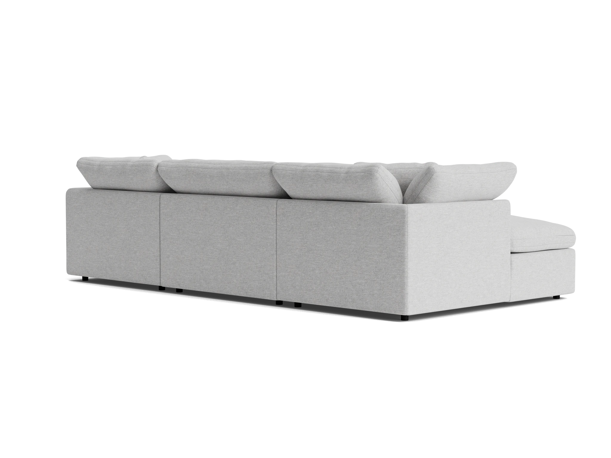 bryant modular double chaise sectional milo dove