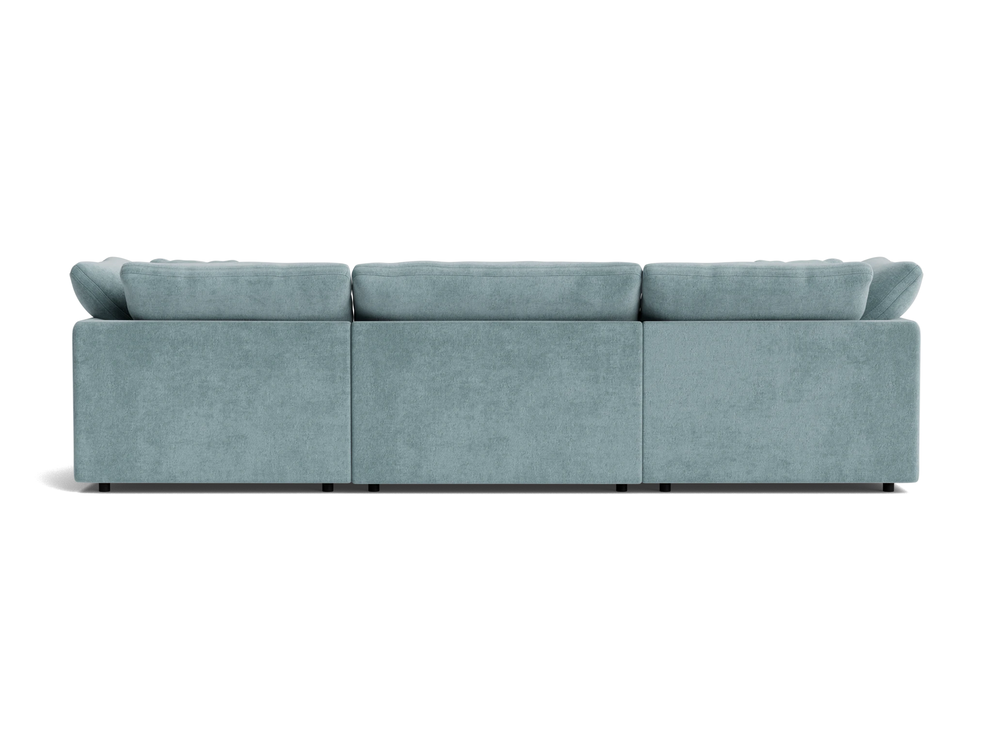 bryant modular double chaise sectional plush mist