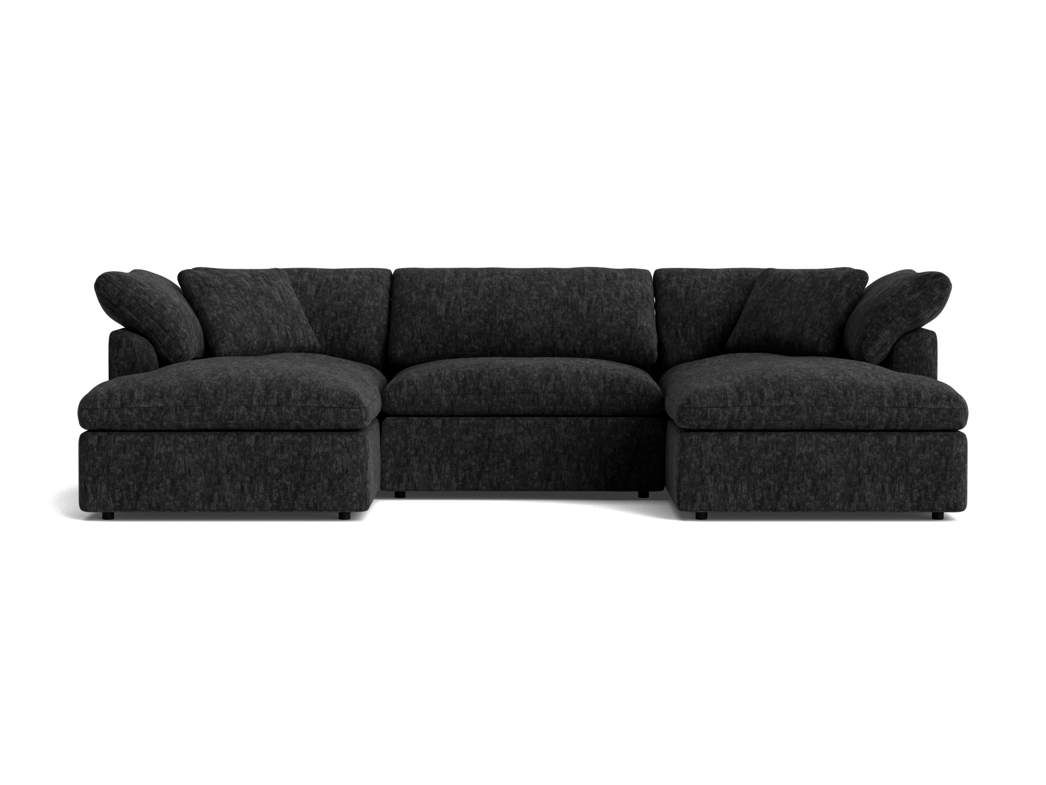 bryant modular double chaise sectional crave lava rock