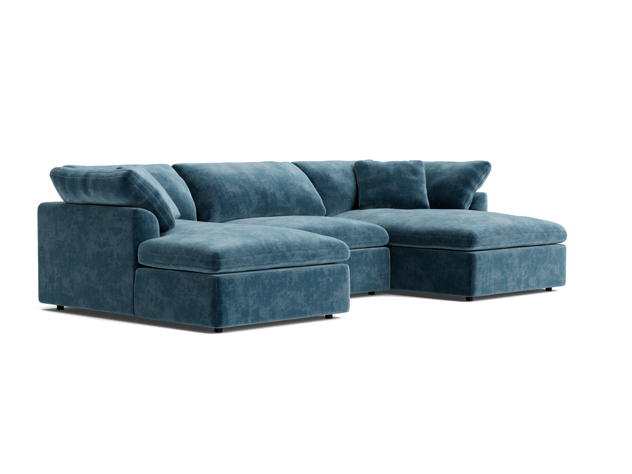 bryant modular double chaise sectional harper biscay bay