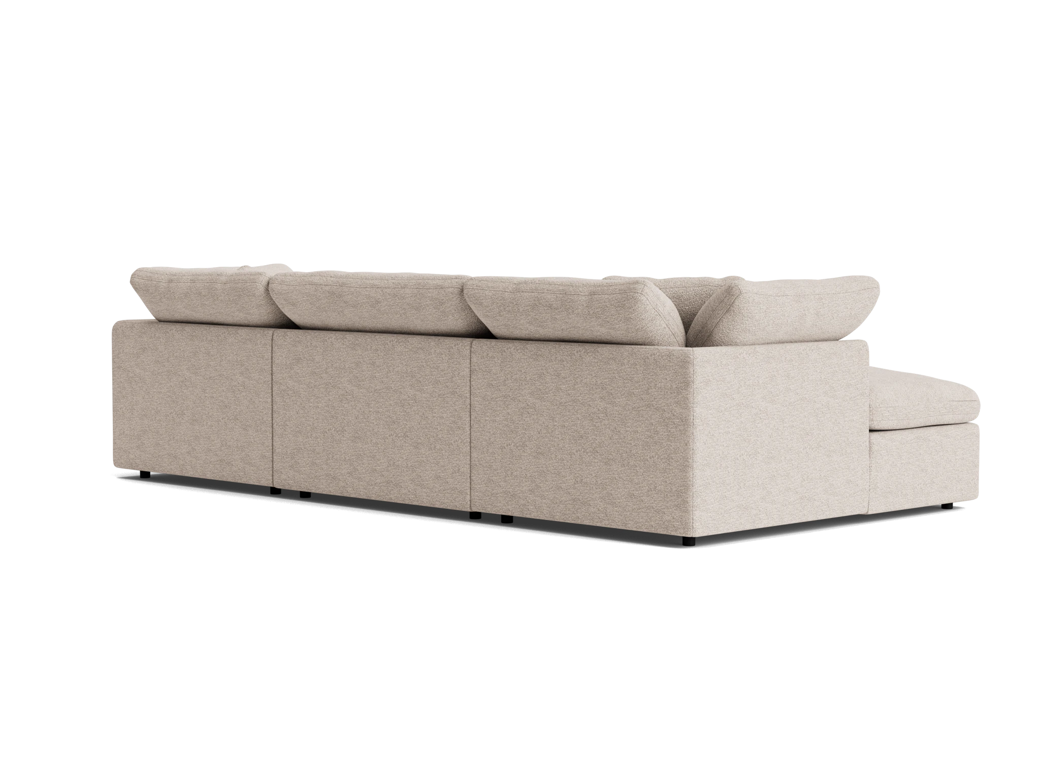 bryant modular double chaise sectional borough cotton