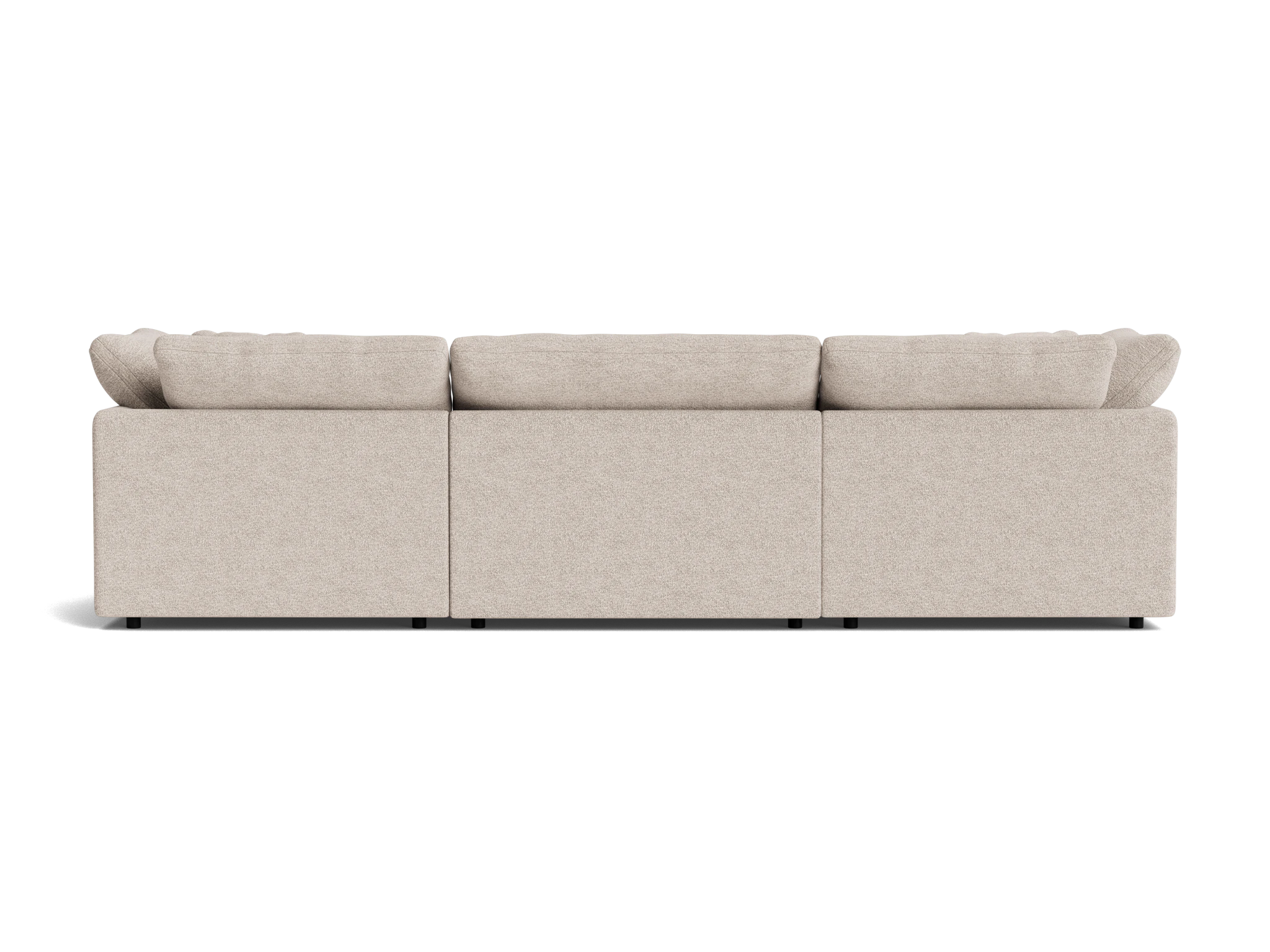 bryant modular double chaise sectional borough cotton