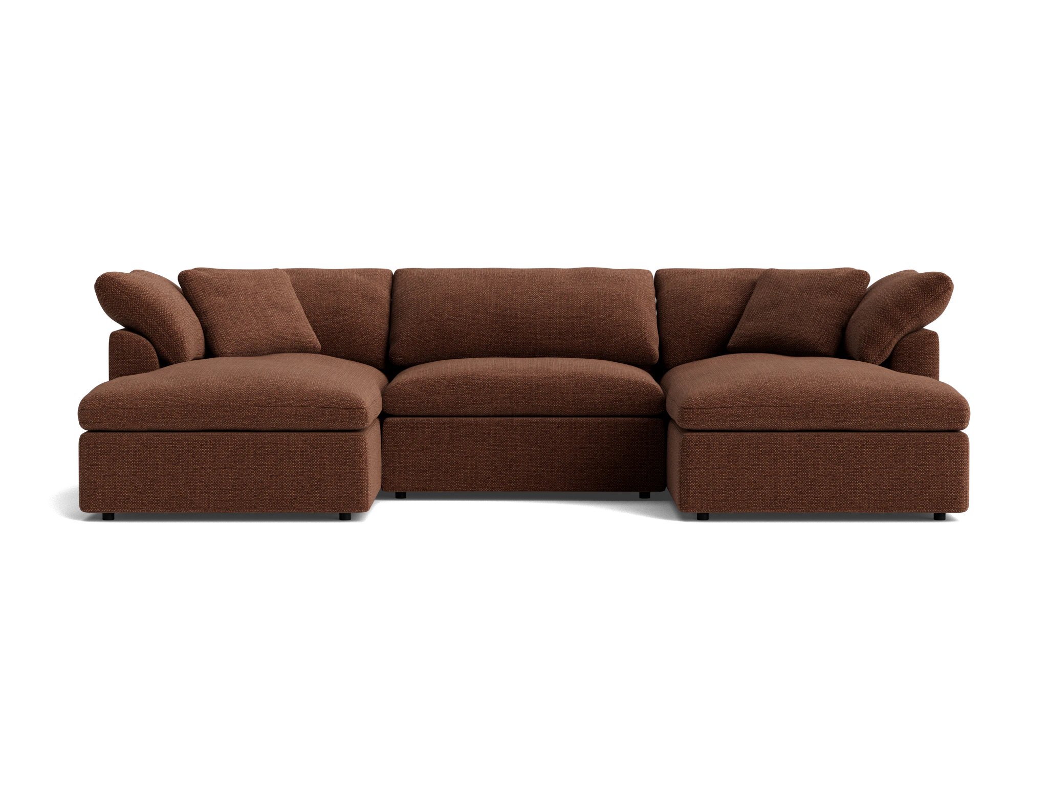 bryant modular double chaise sectional telly garnet