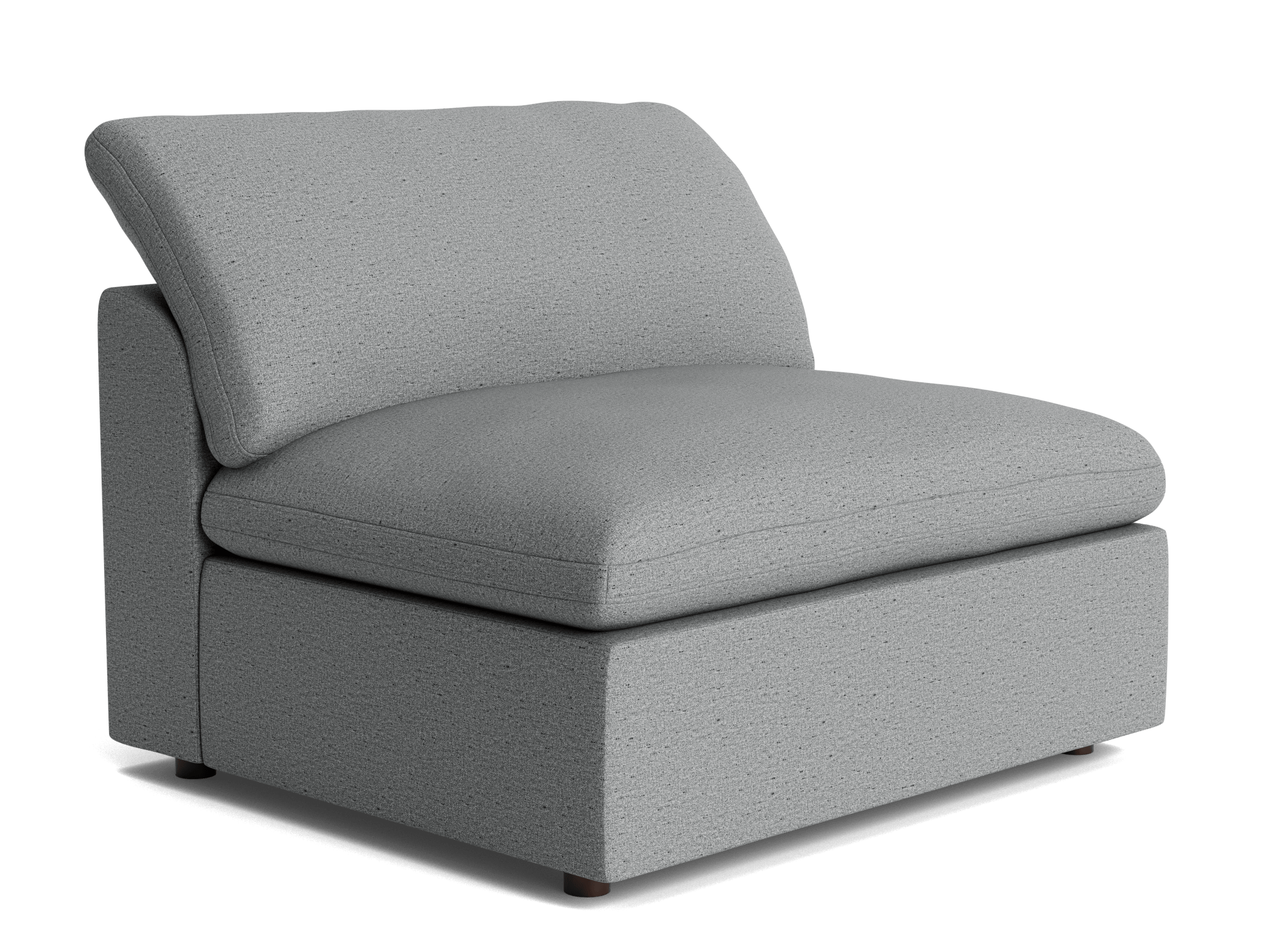 bryant armless chair and half essence ash