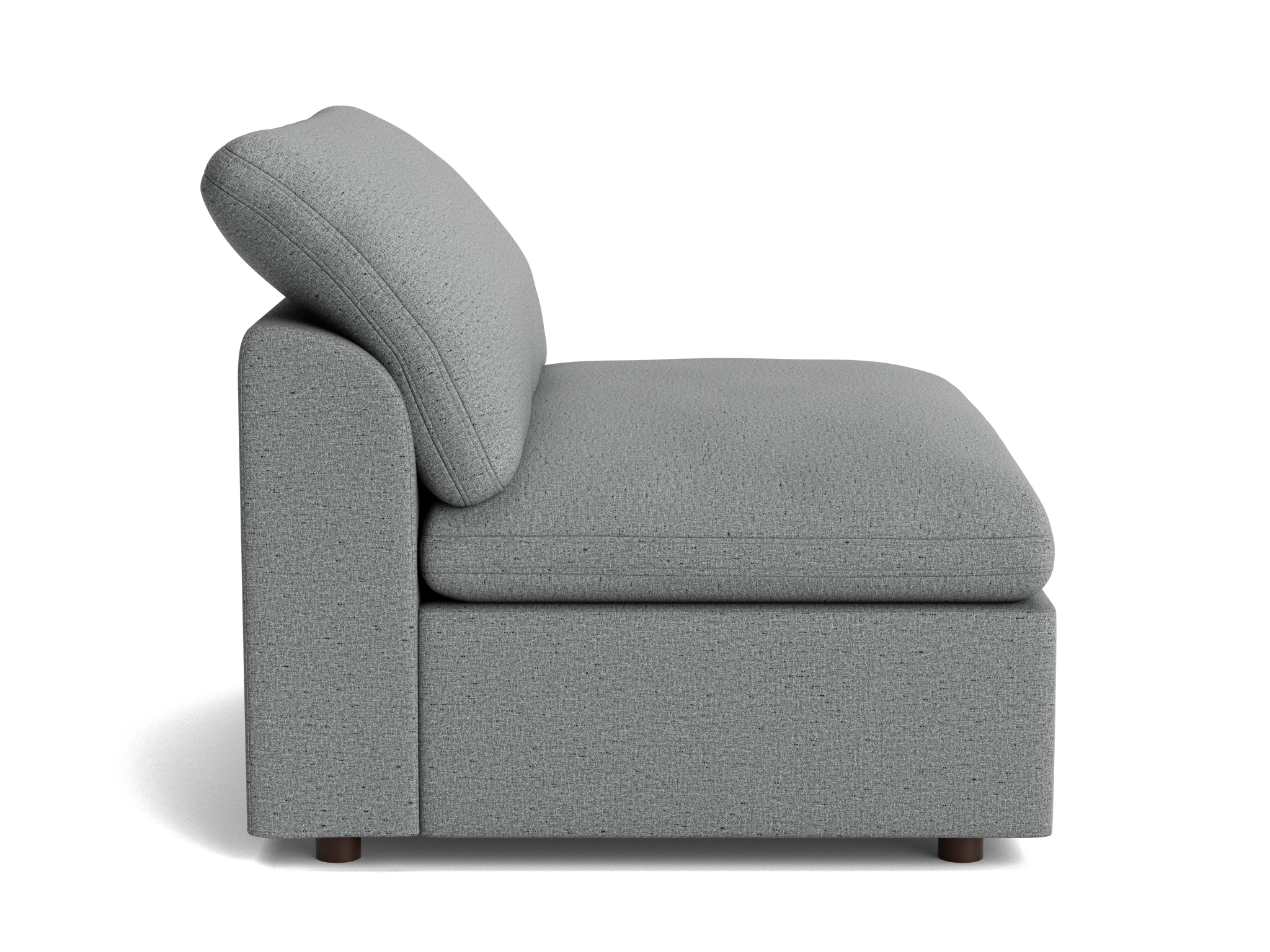 bryant armless chair and half essence ash