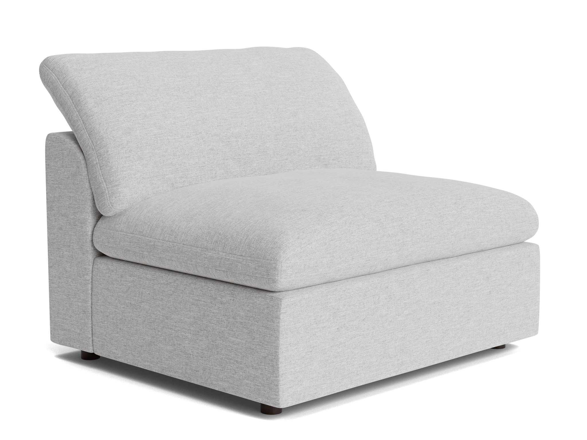 bryant armless chair and half milo dove