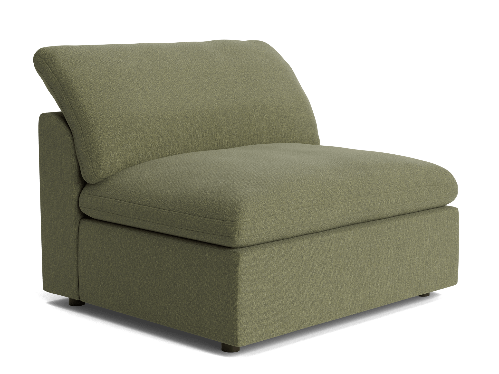 bryant armless chair and half faithful olive
