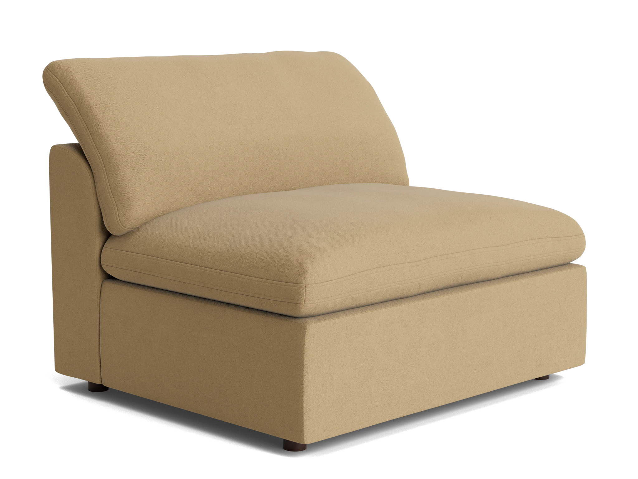 bryant armless chair and half banks oatmeal
