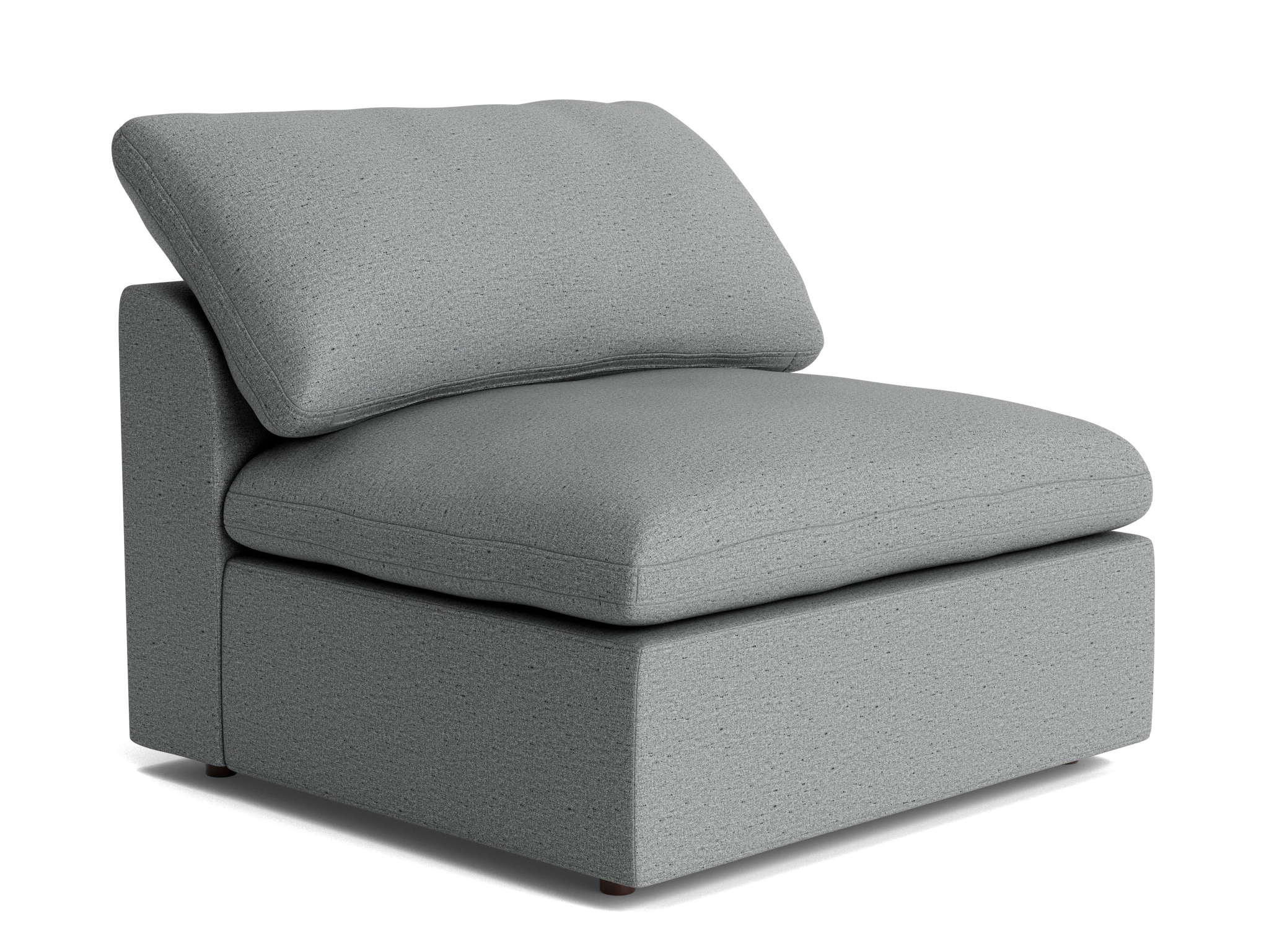 bryant slipcovered armless chair essence ash